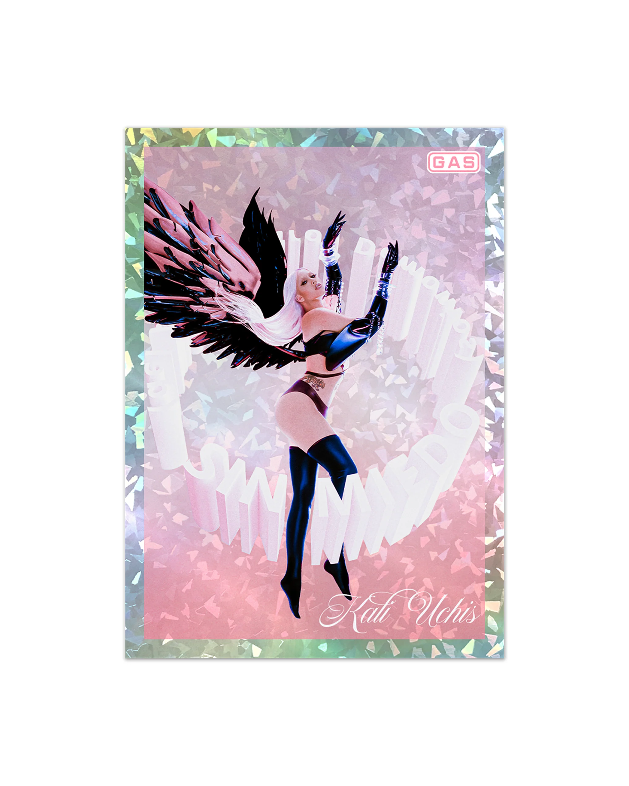 Limited Edition Kali Uchis x GAS 6-Cracked Ice Foil Cards Set - Image 5