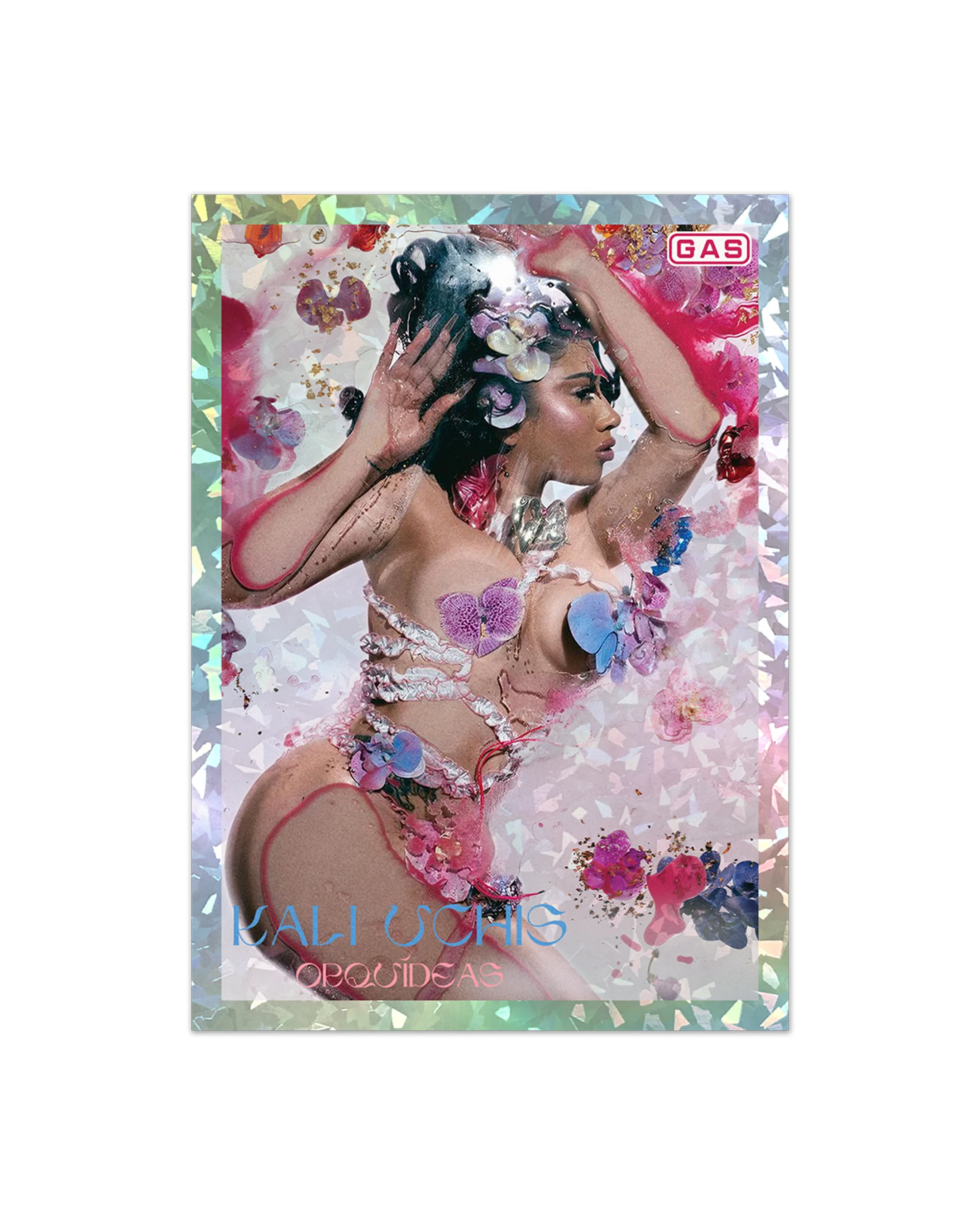 Limited Edition Kali Uchis x GAS 6-Cracked Ice Foil Cards Set - Image 7