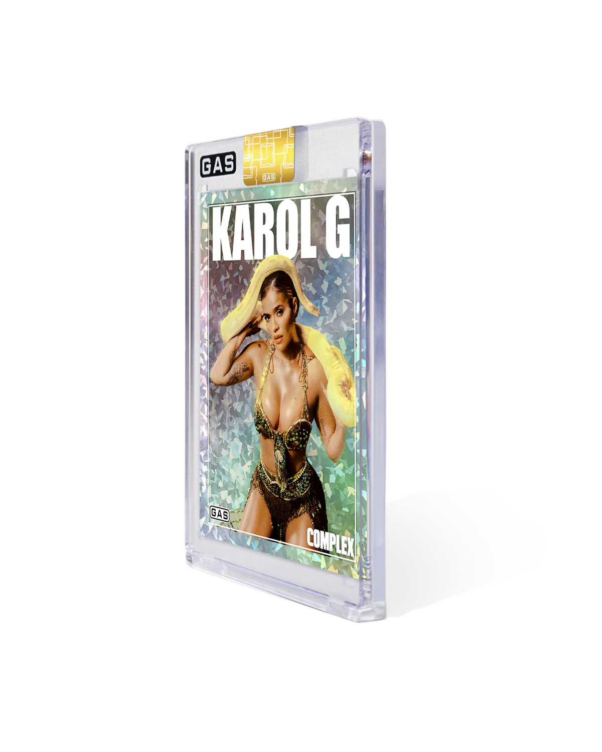 Limited Edition Karol G Complex Cover x GAS Cracked Ice Foil Card - Image 3