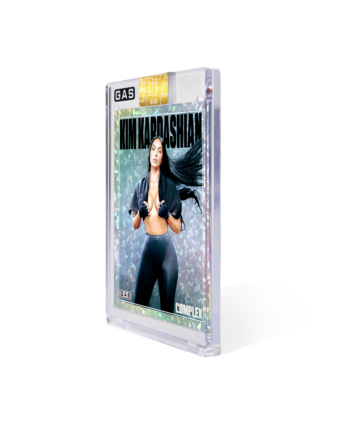 Limited Edition Kim Kardashian Complex Cover x GAS Cracked Ice Foil Card - Image 3