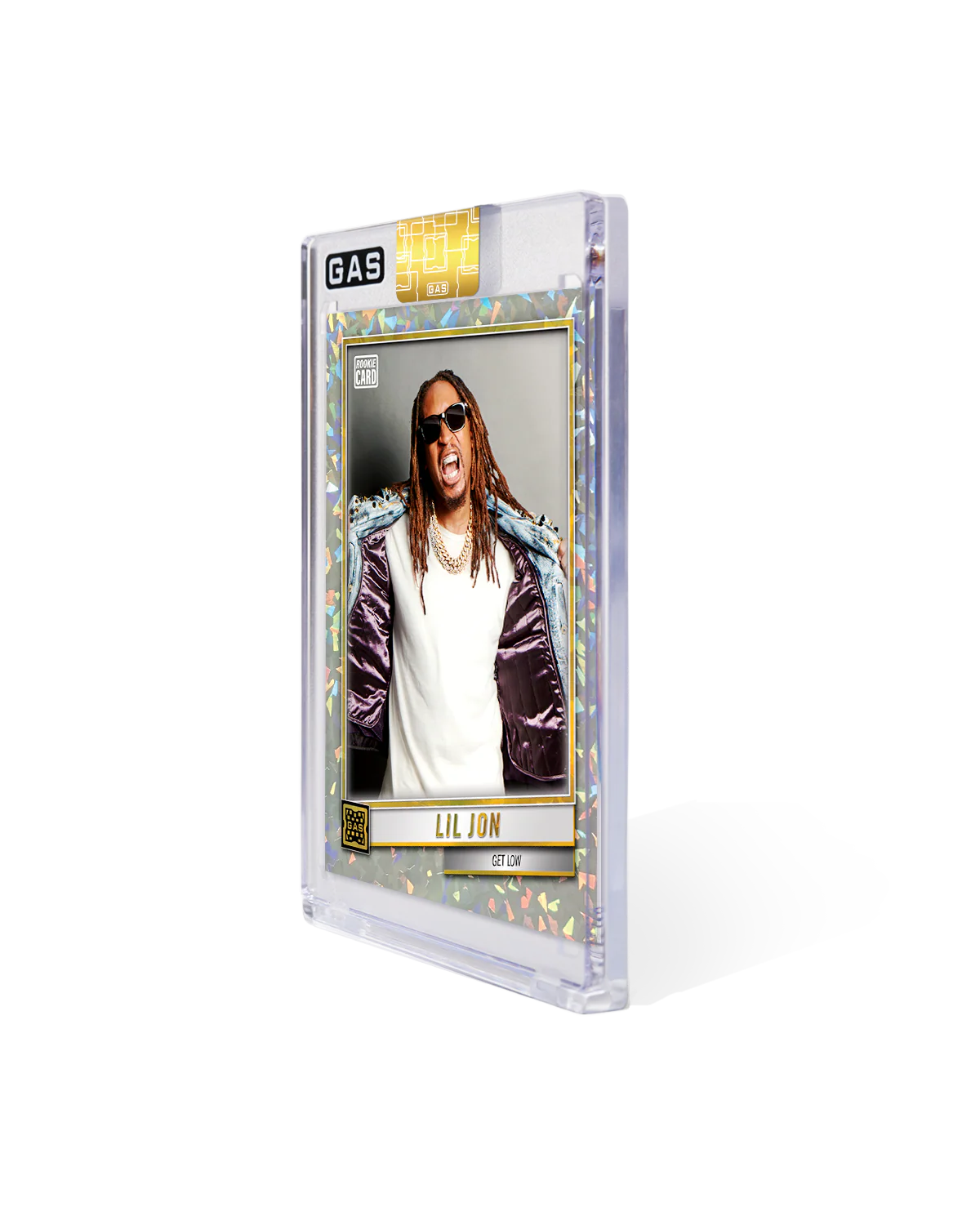 Limited Edition Lil Jon 2024 GAS Cracked Ice Foil Trading Card - Image 9