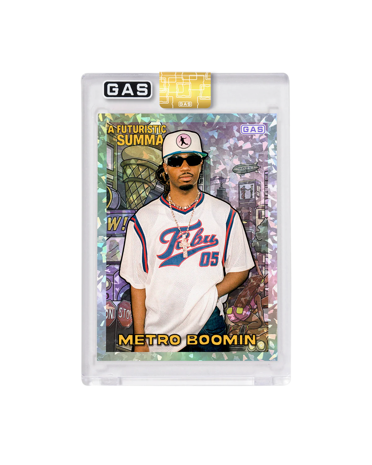 Limited Edition Metro Boomin x GAS Cracked Ice Foil Card