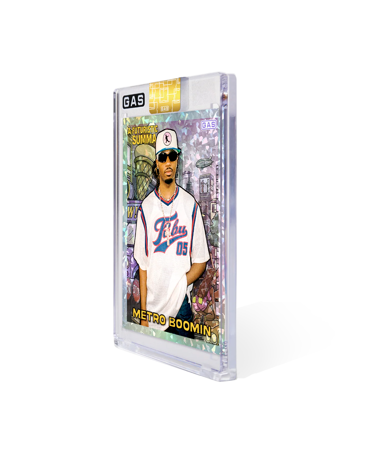 Limited Edition Metro Boomin x GAS Cracked Ice Foil Card - Image 3