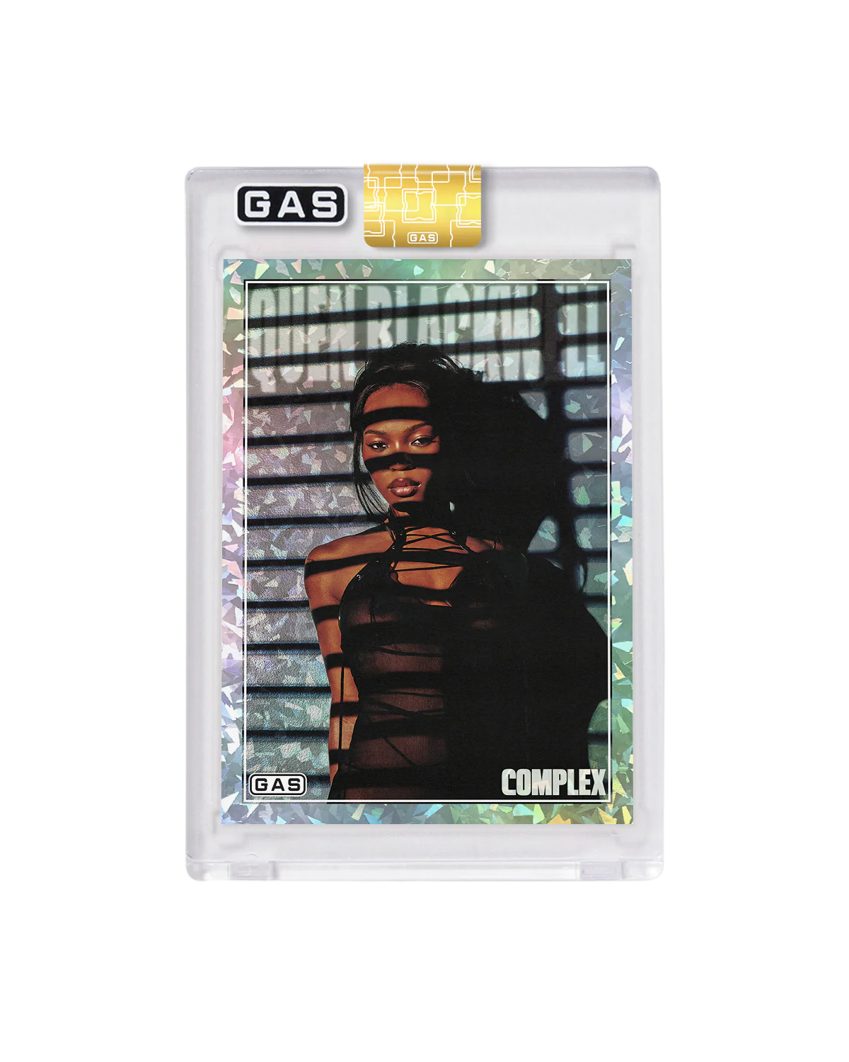 Limited Edition Quenlin Blackwell Complex Cover x GAS Cracked Ice Foil Card