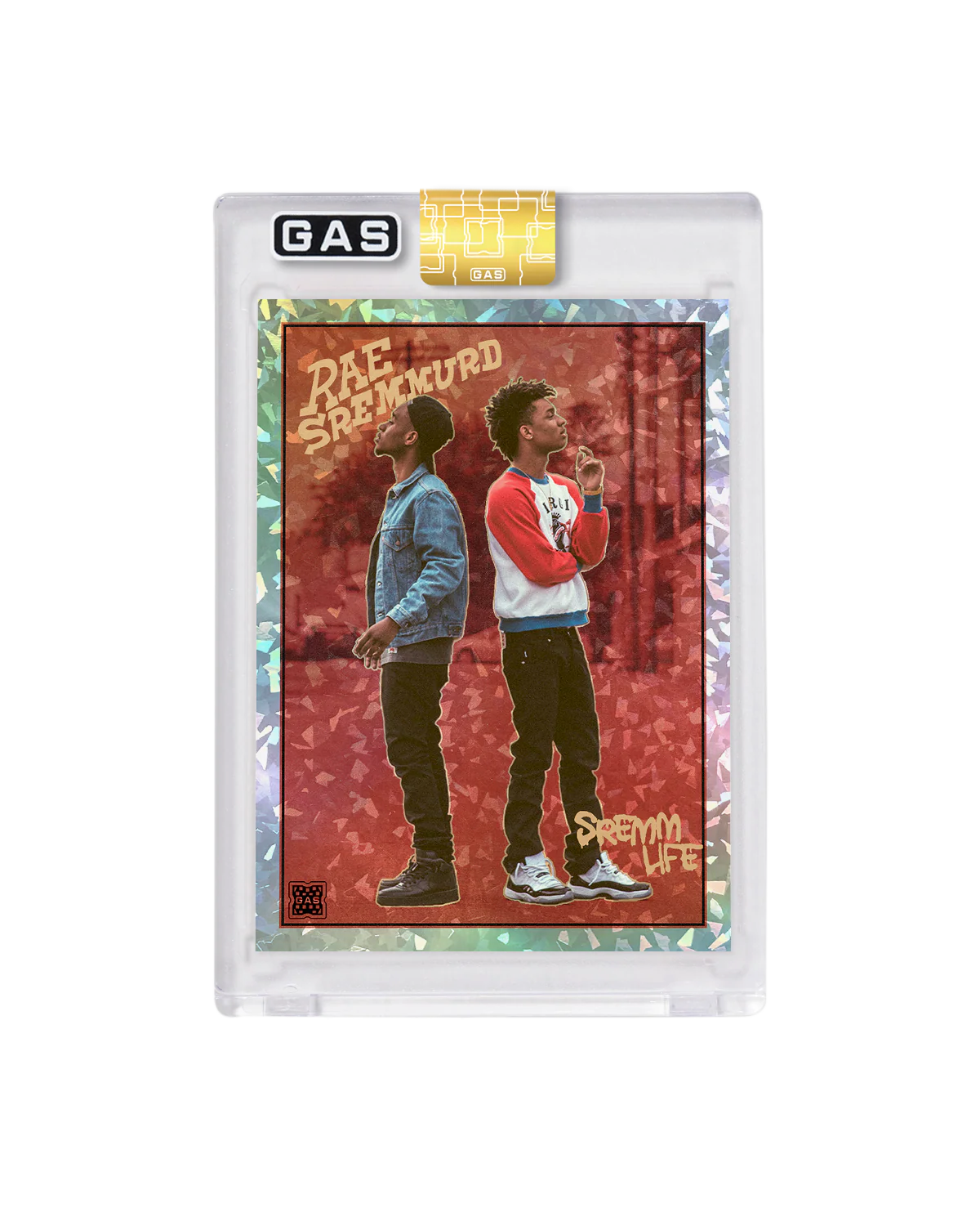 Limited Edition Rae Sremmurd x GAS Cracked Ice Foil Card