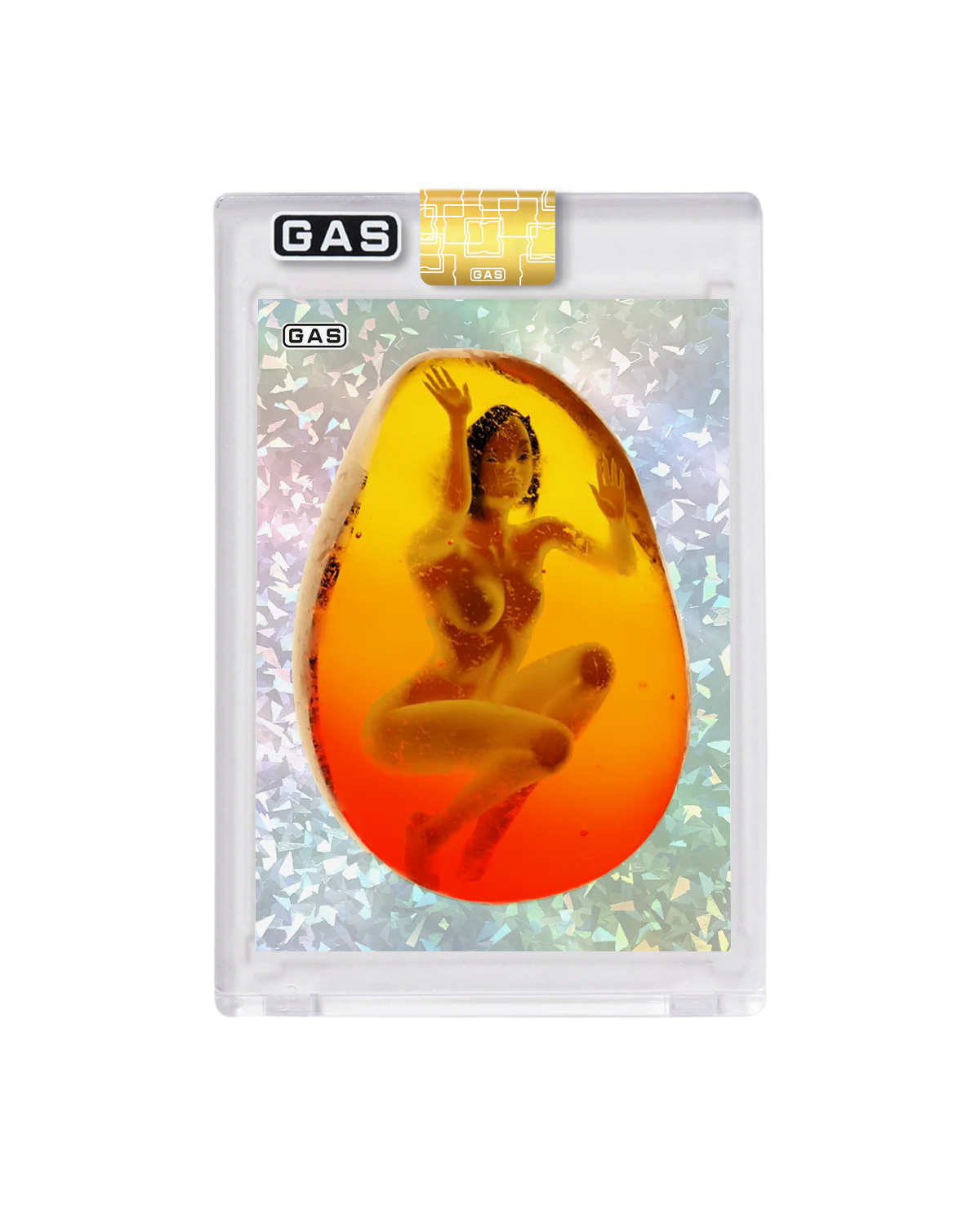 Limited Edition T-Rex x GAS Eternal Cracked Ice Foil Card