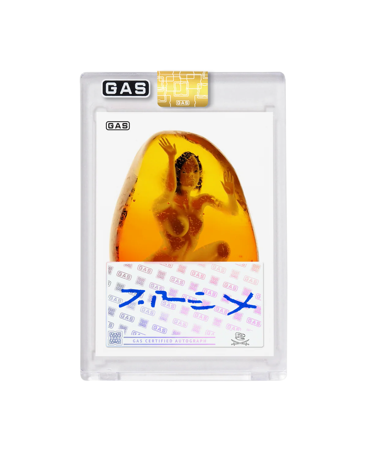 Limited Edition T-Rex x GAS Eternal Cracked Ice Foil Card - Image 3