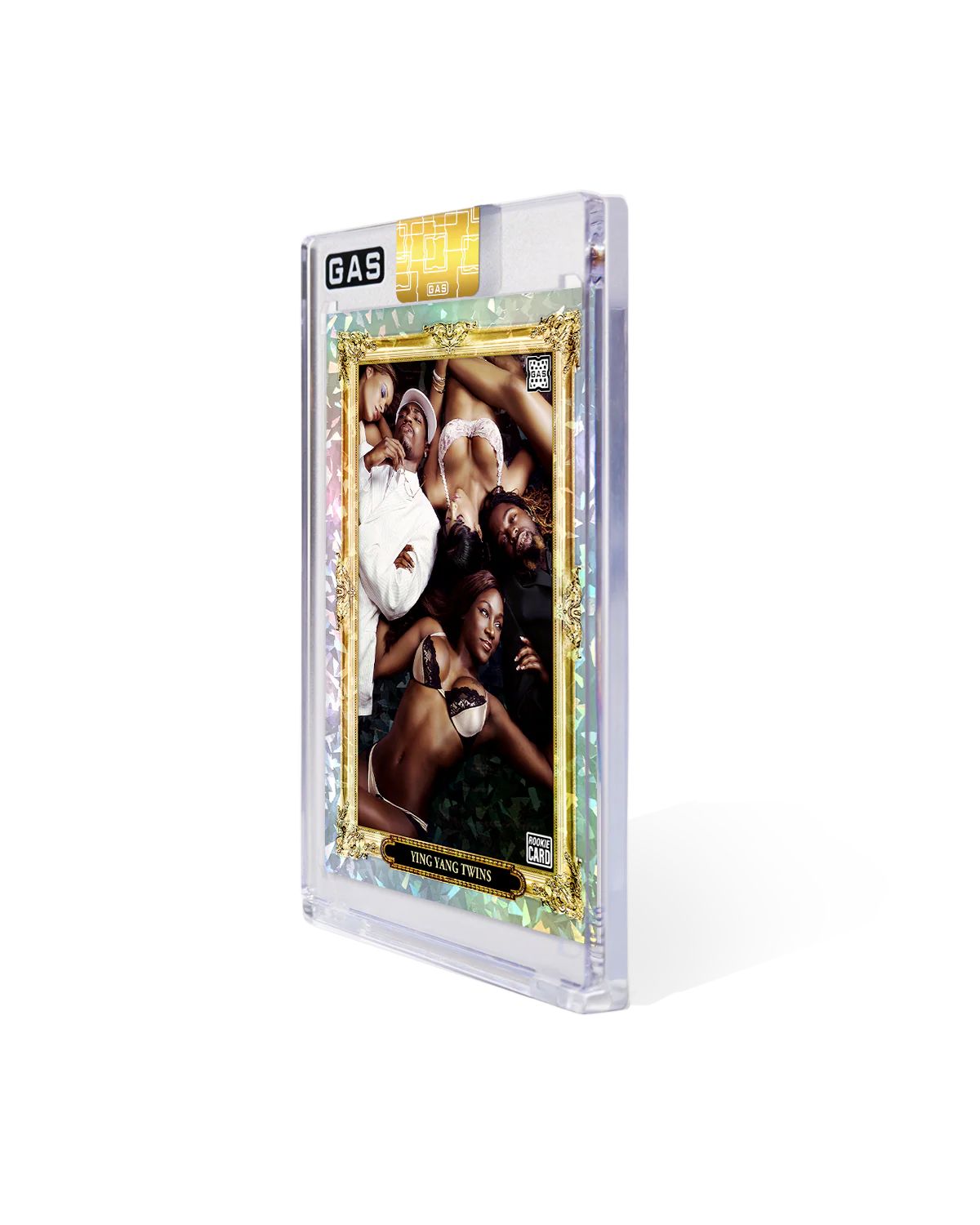 Limited Edition Ying Yang Twins x GAS Complete 3-Cracked Ice Foil Trading Card Set - Image 3
