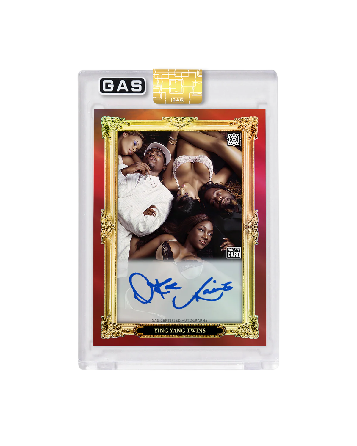 Limited Edition Ying Yang Twins x GAS Complete 3-Cracked Ice Foil Trading Card Set - Image 9