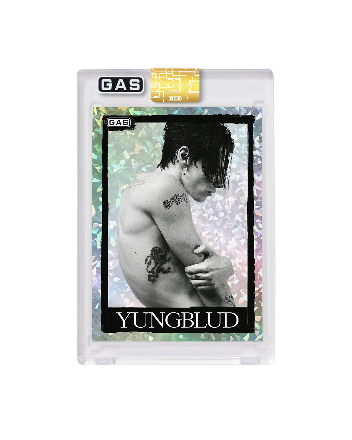Limited Edition Yungblud x GAS Cracked Ice Foil Card
