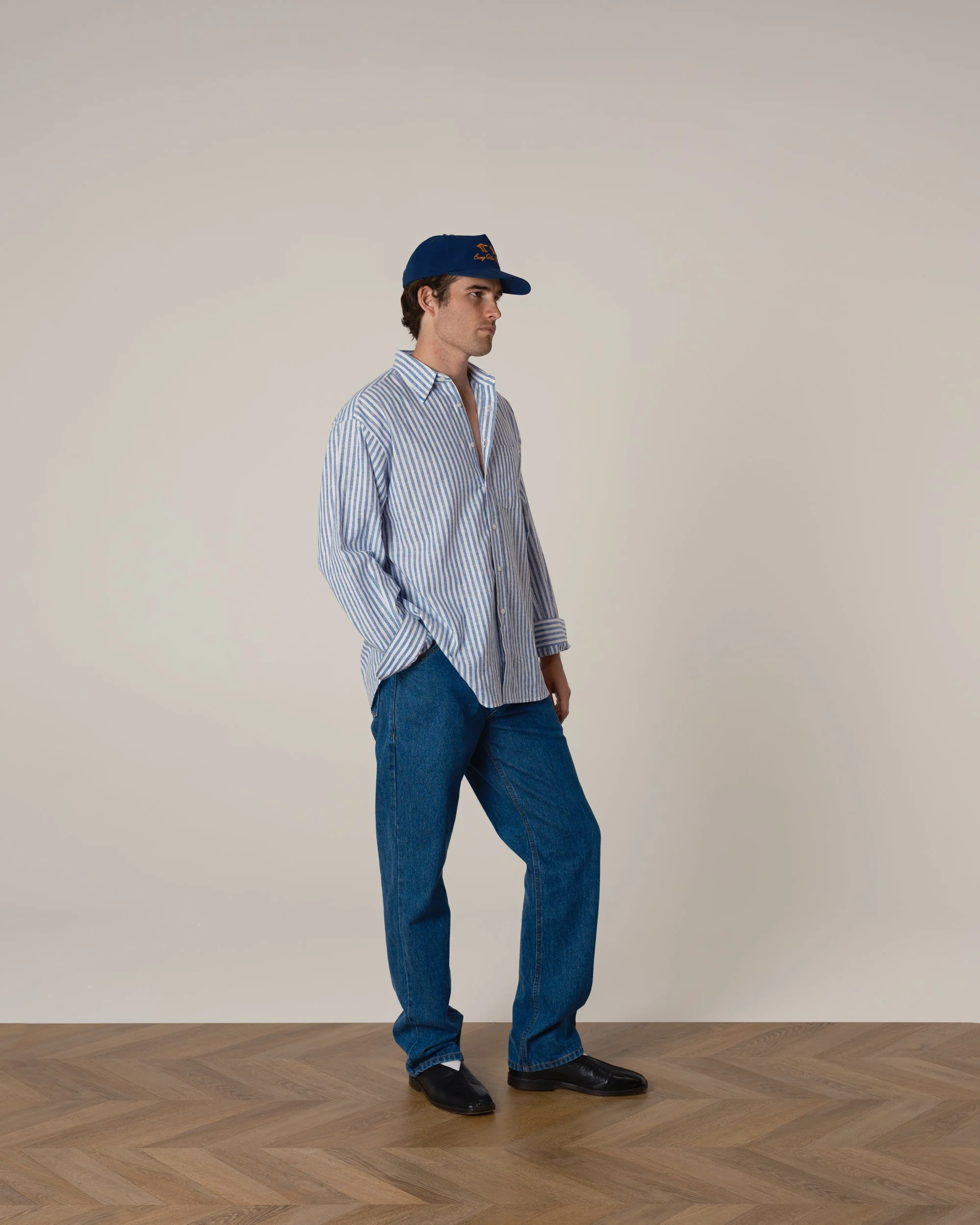 Linen Relaxed Dress Shirt - Image 5