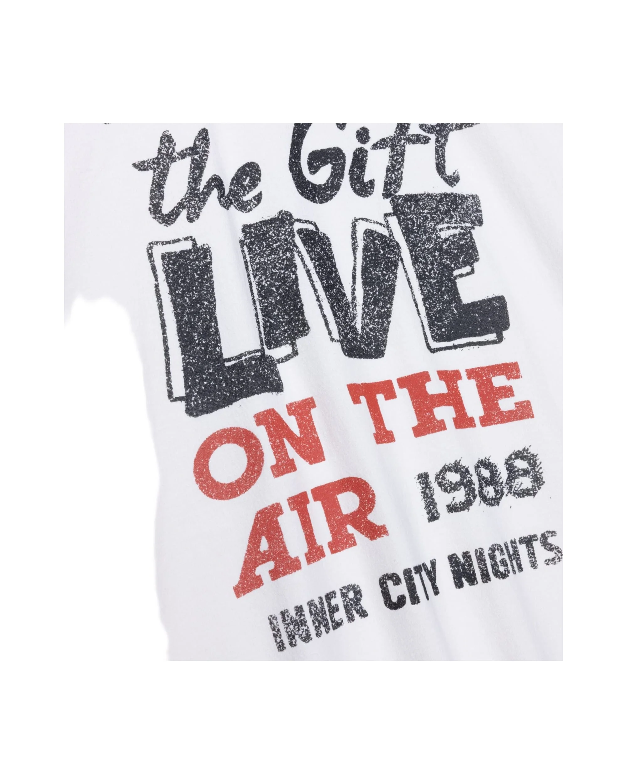 Live On The Air Tee - Bone - Image 4
