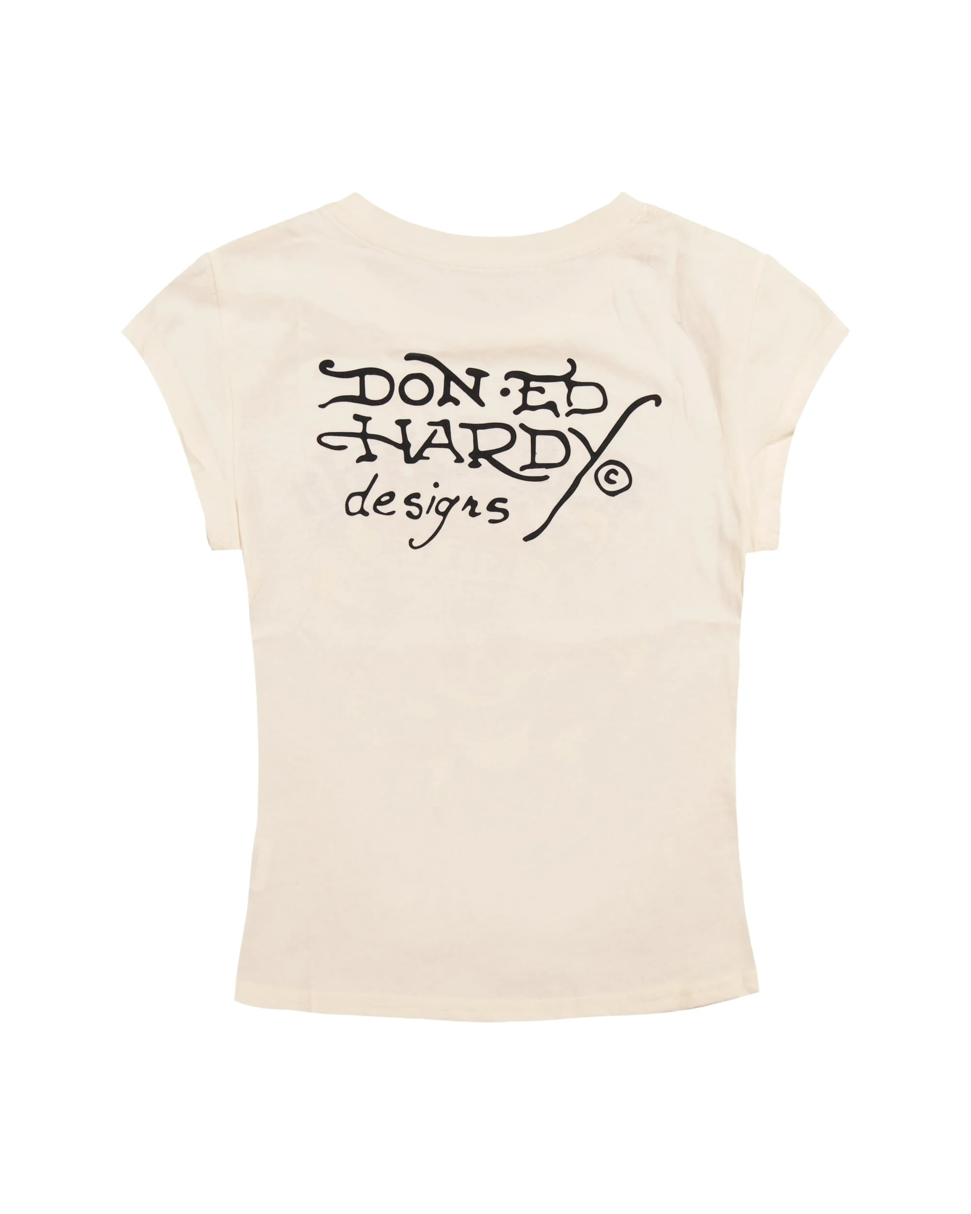 LKS Skull Rhinestone Cap Sleeve Tee - Image 2
