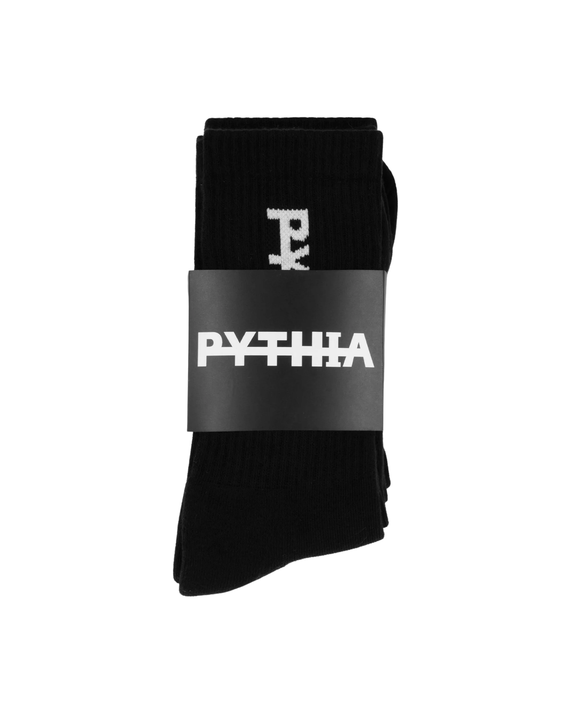 LOGO CREW SOCKS 3-PACK - BLACK - Image 4