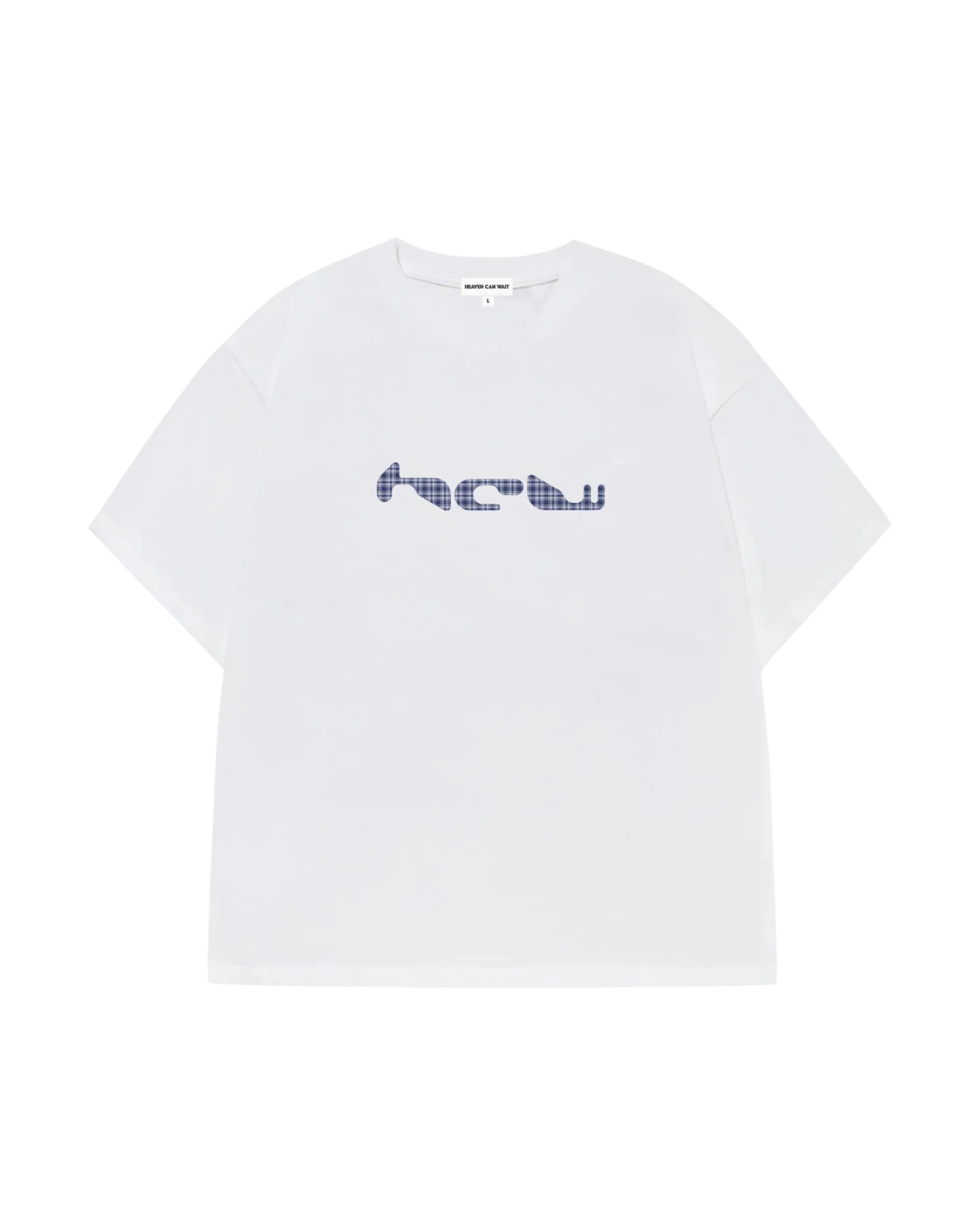 LOGO TEE (PLAID)