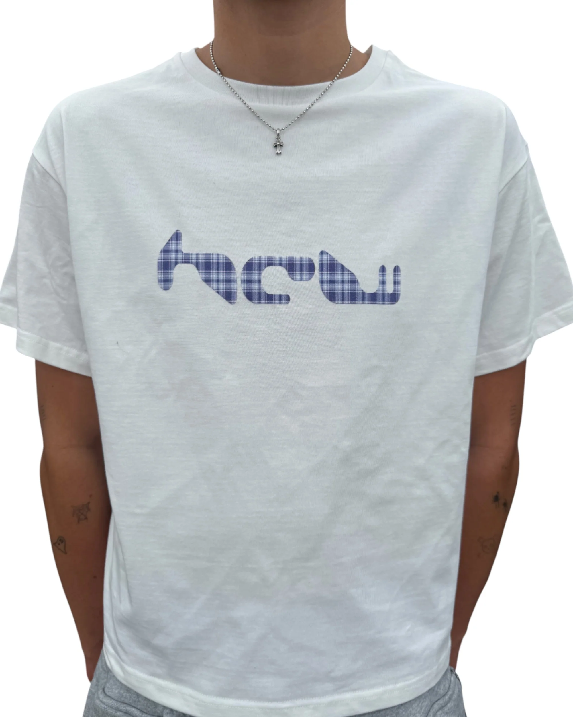 LOGO TEE (PLAID) - Image 2