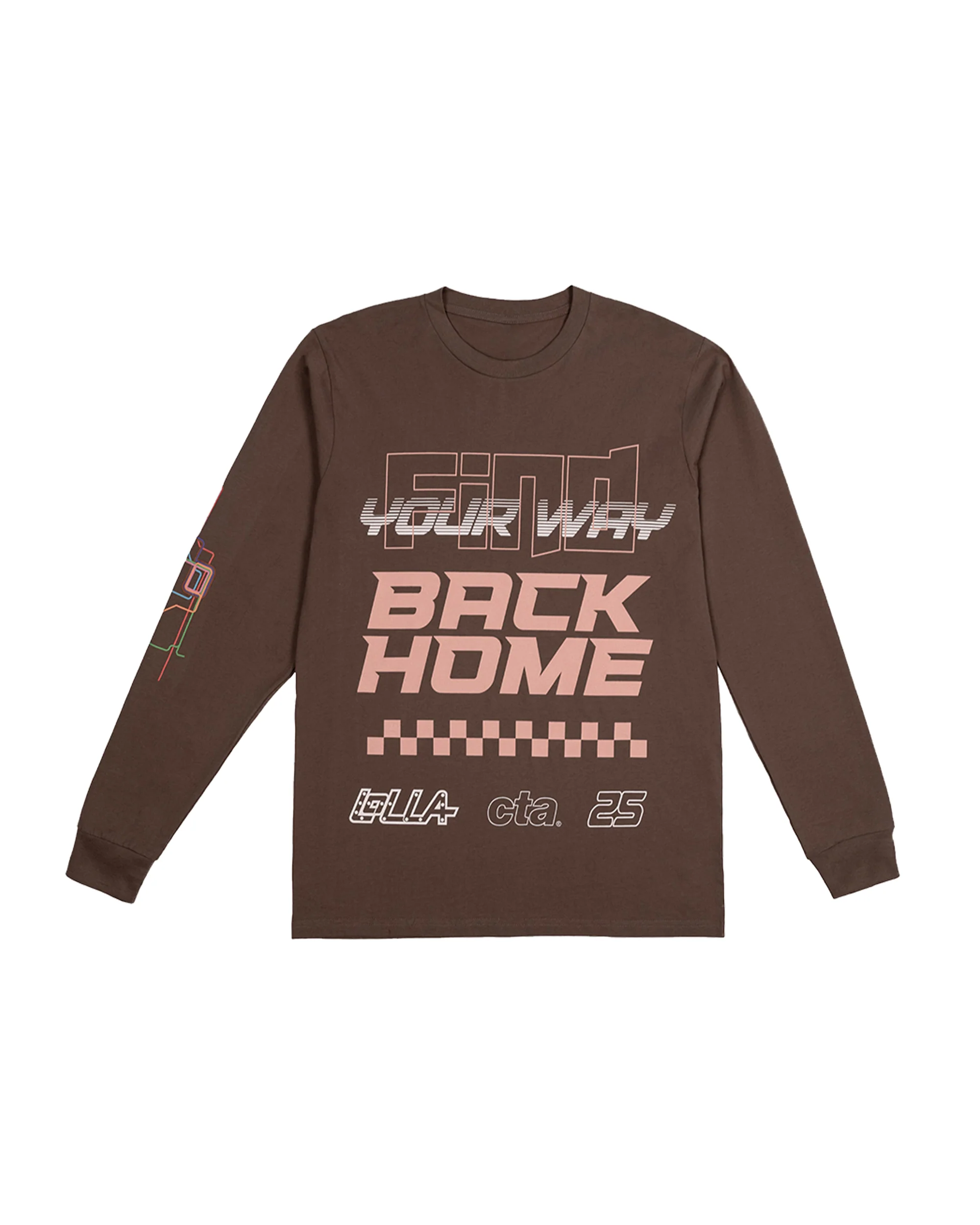 Lollapalooza x CTA x Ellen Ma Find Your Way Long Sleeve Tee (Online Exclusive)
