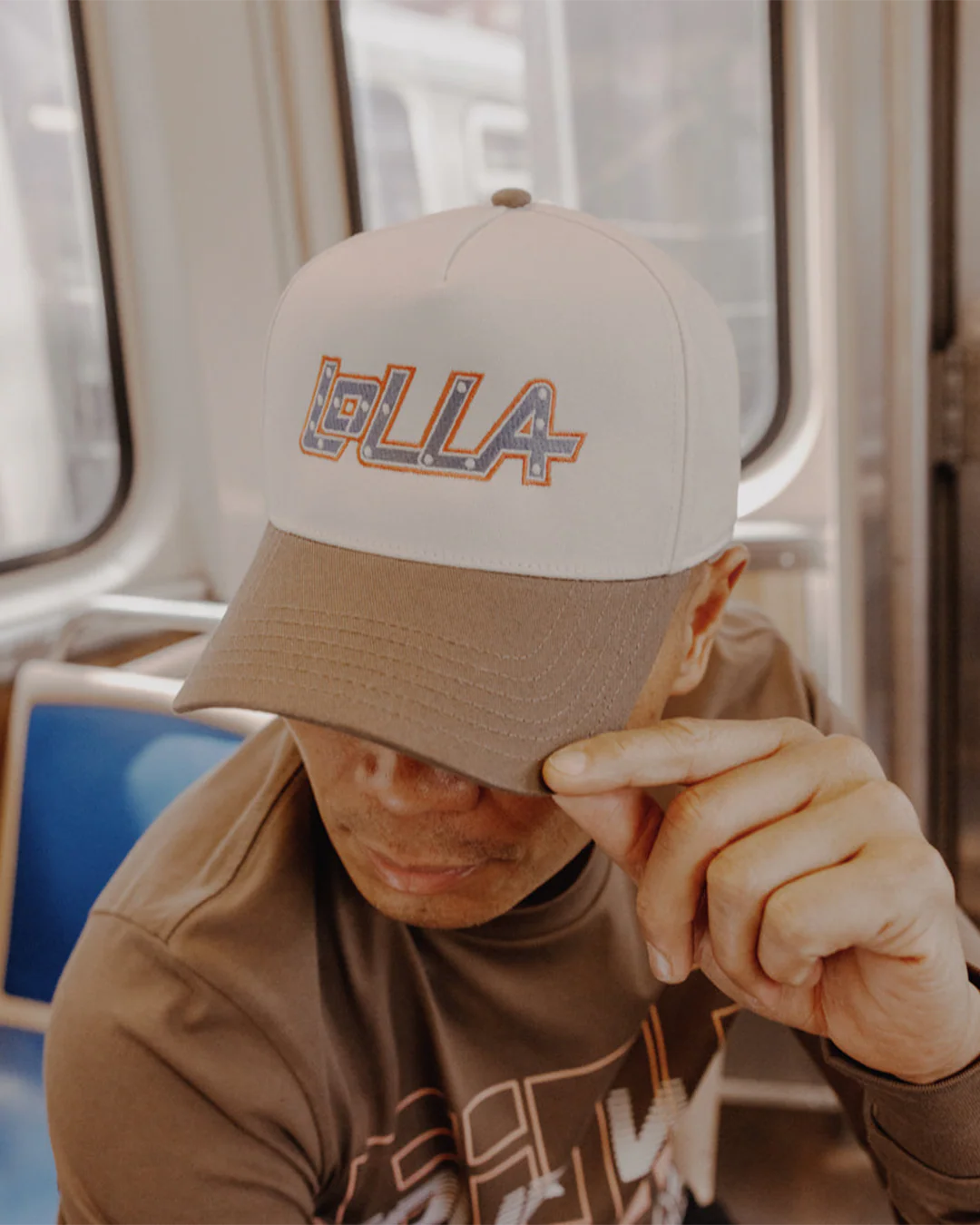 Lollapalooza x CTA x Ellen Ma Rail Line Hat (Online Exclusive) - Image 4