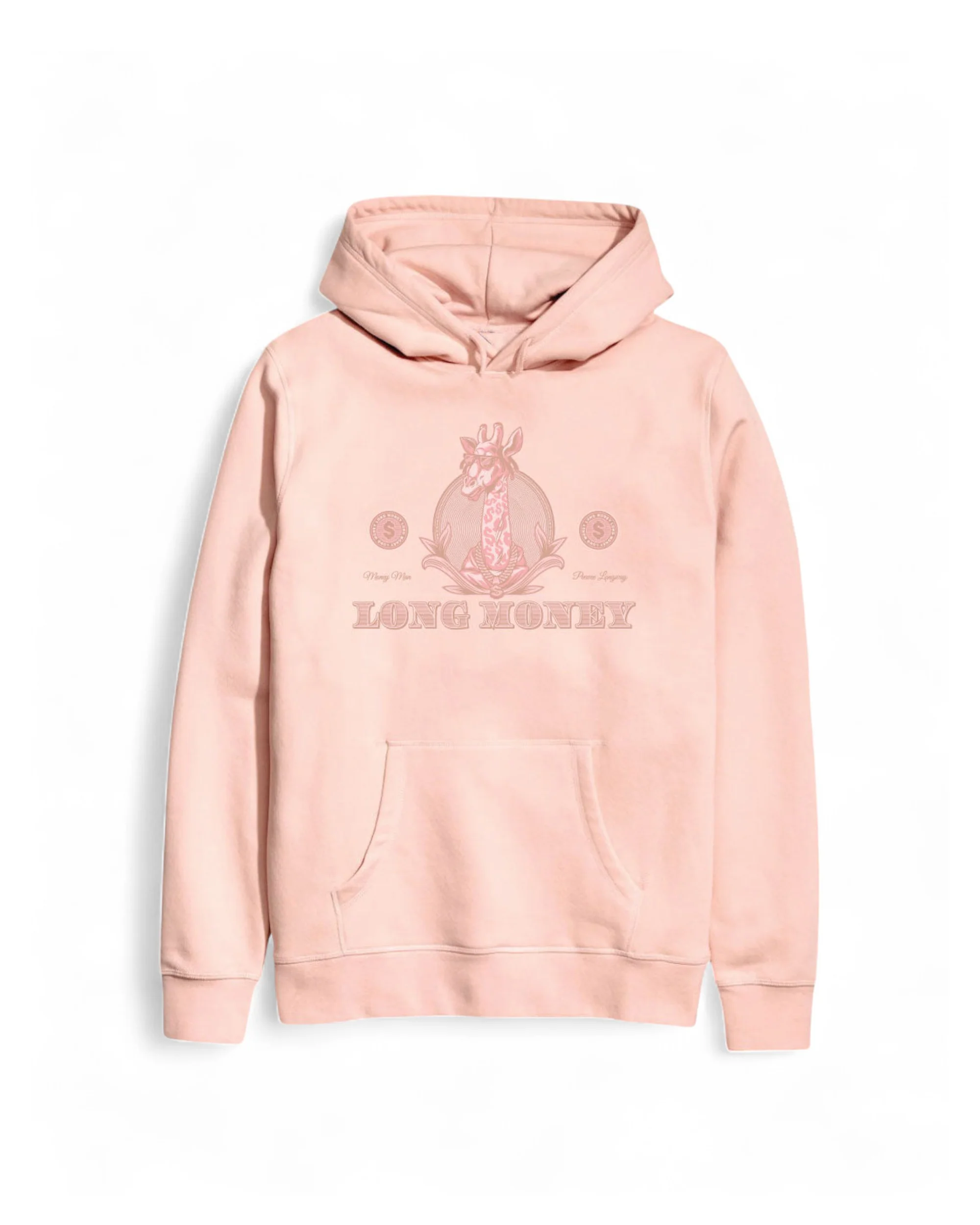 Long Money- Dusty Pink Hoodie