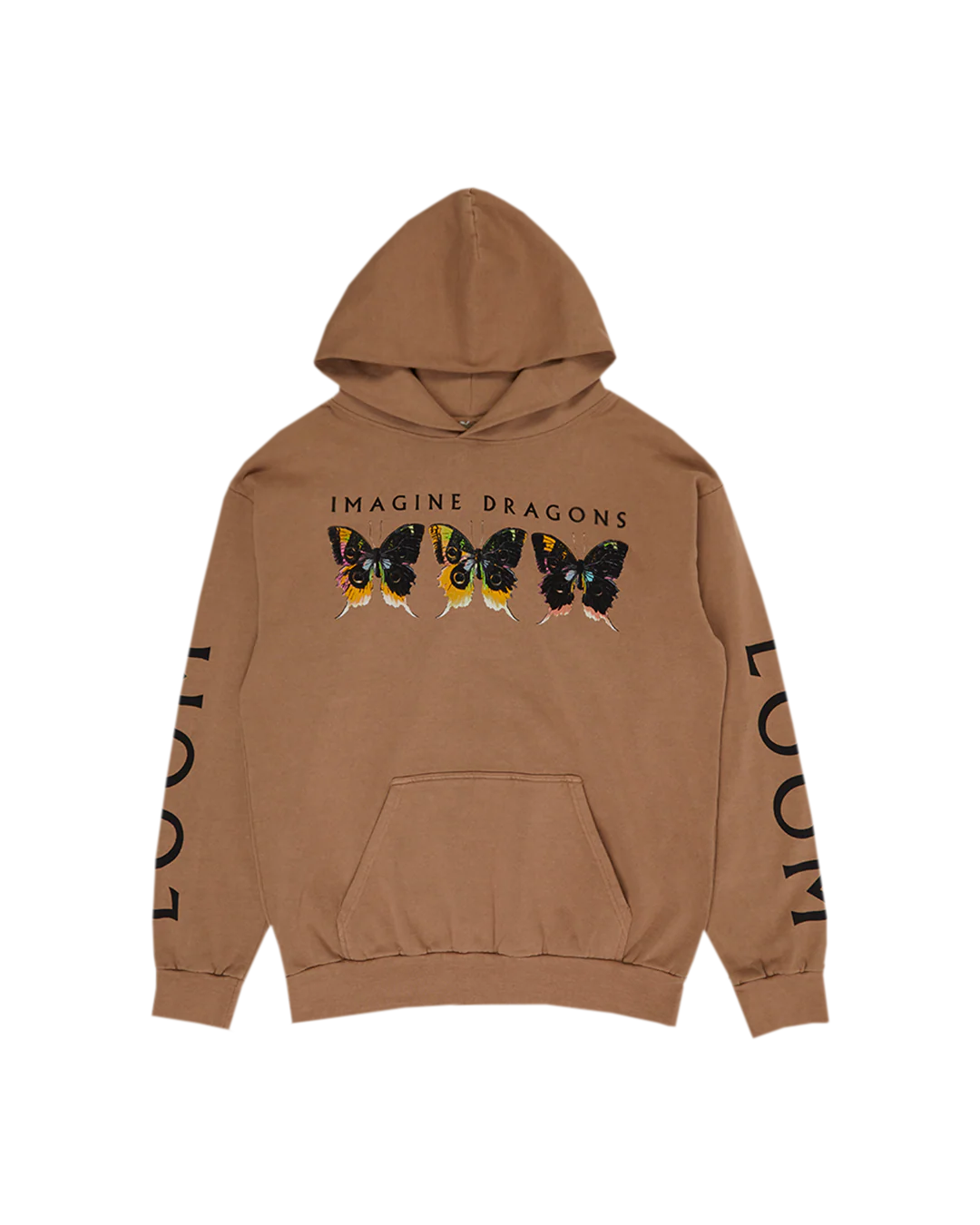 Loom Butterfly Tan Hoodie