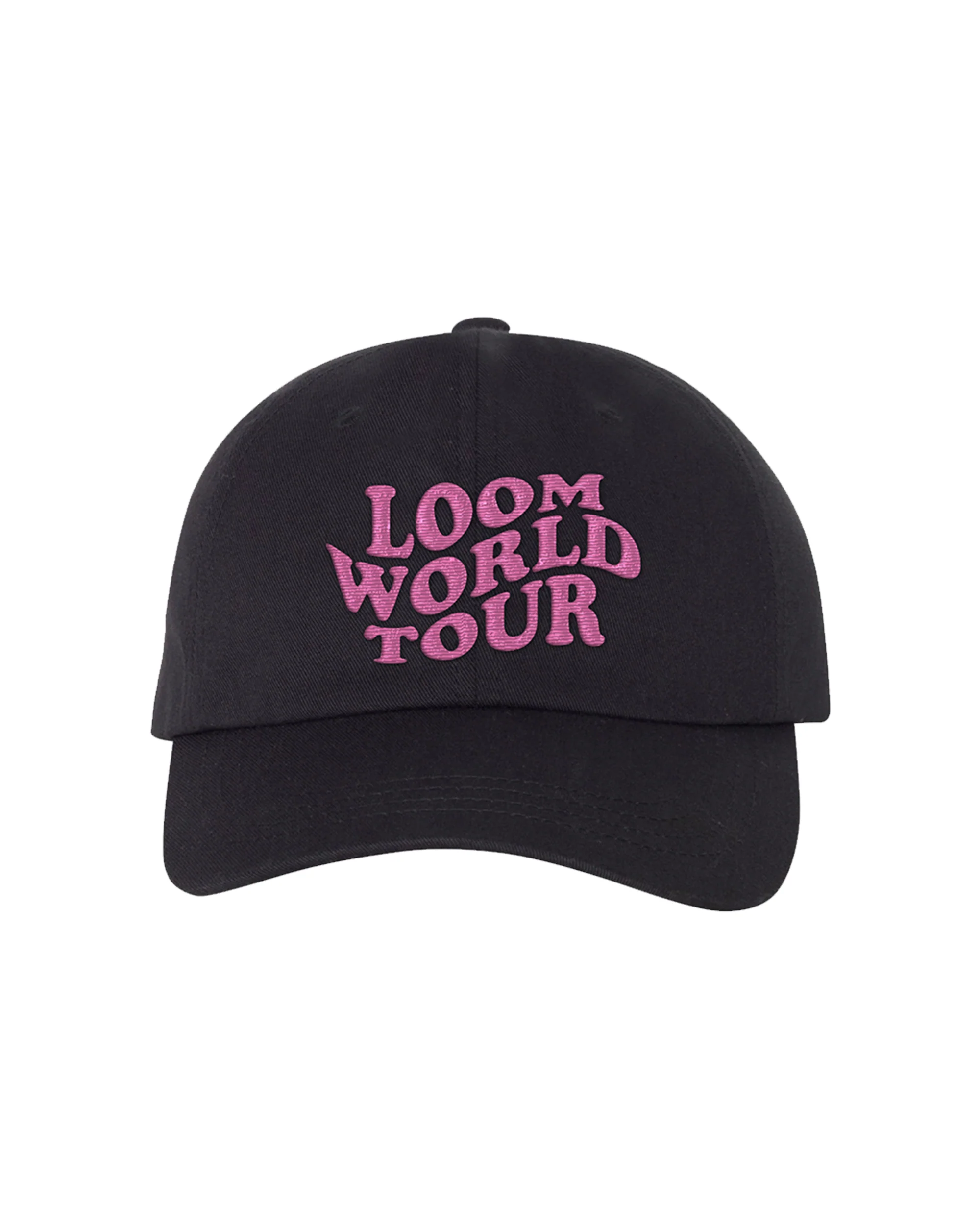 Loom Dad Hat w/ Pink Embroidery