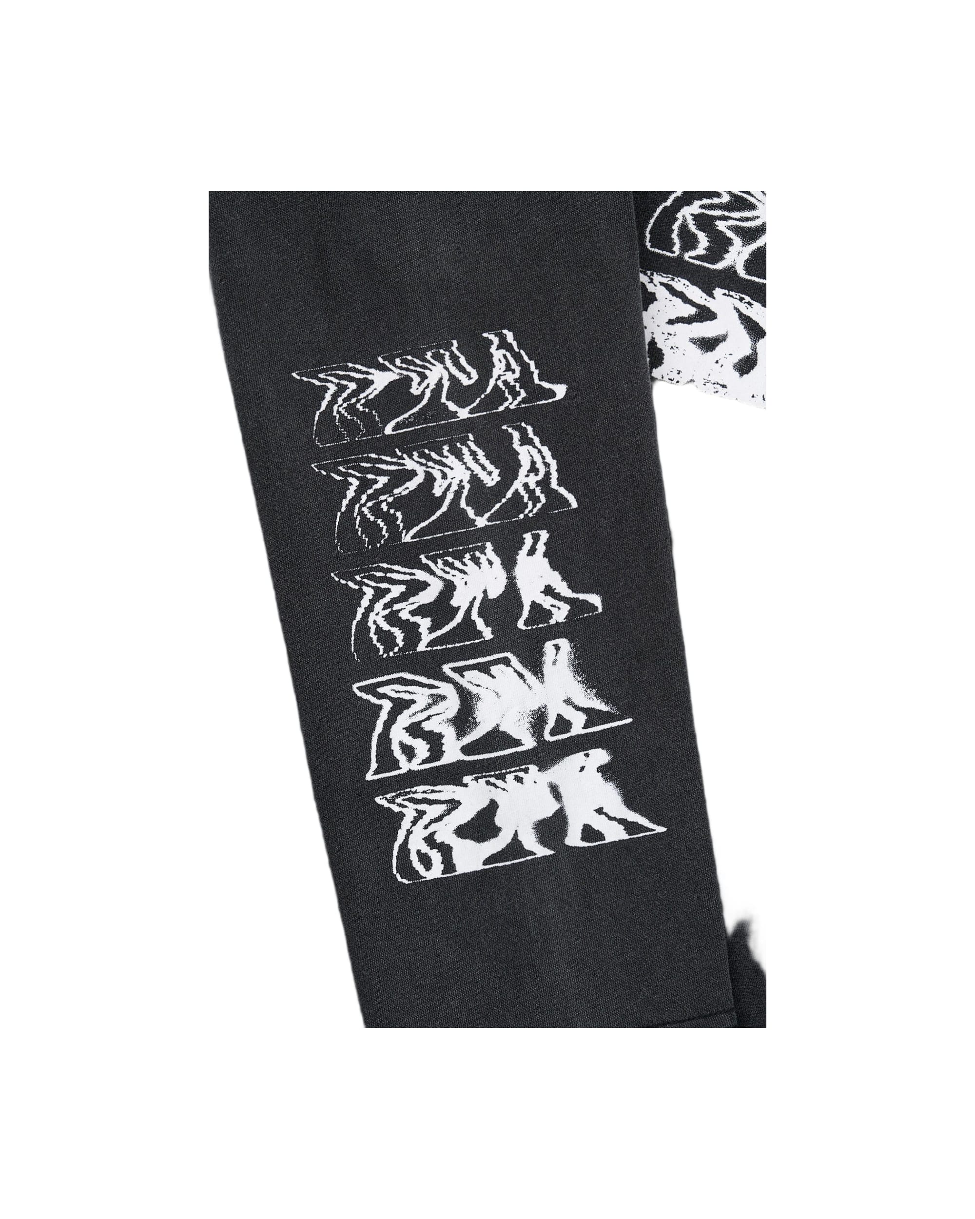 LORIS DOUBLE LAYERED LONG SLEEVE TEE | BLACK SMOKY RTA - Image 7