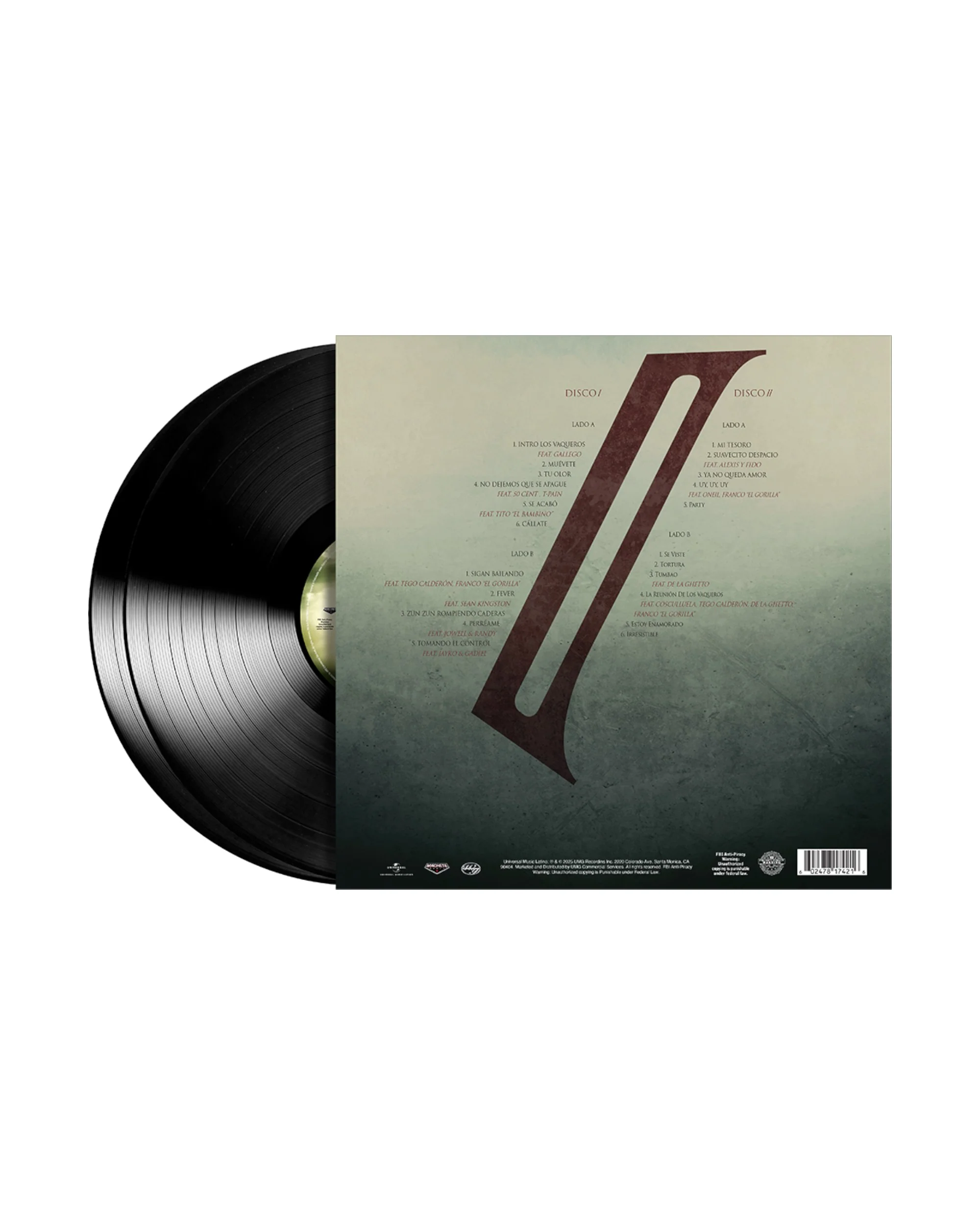 Los Vaqueros, El Regreso Deluxe 2LP Vinyl - Image 2