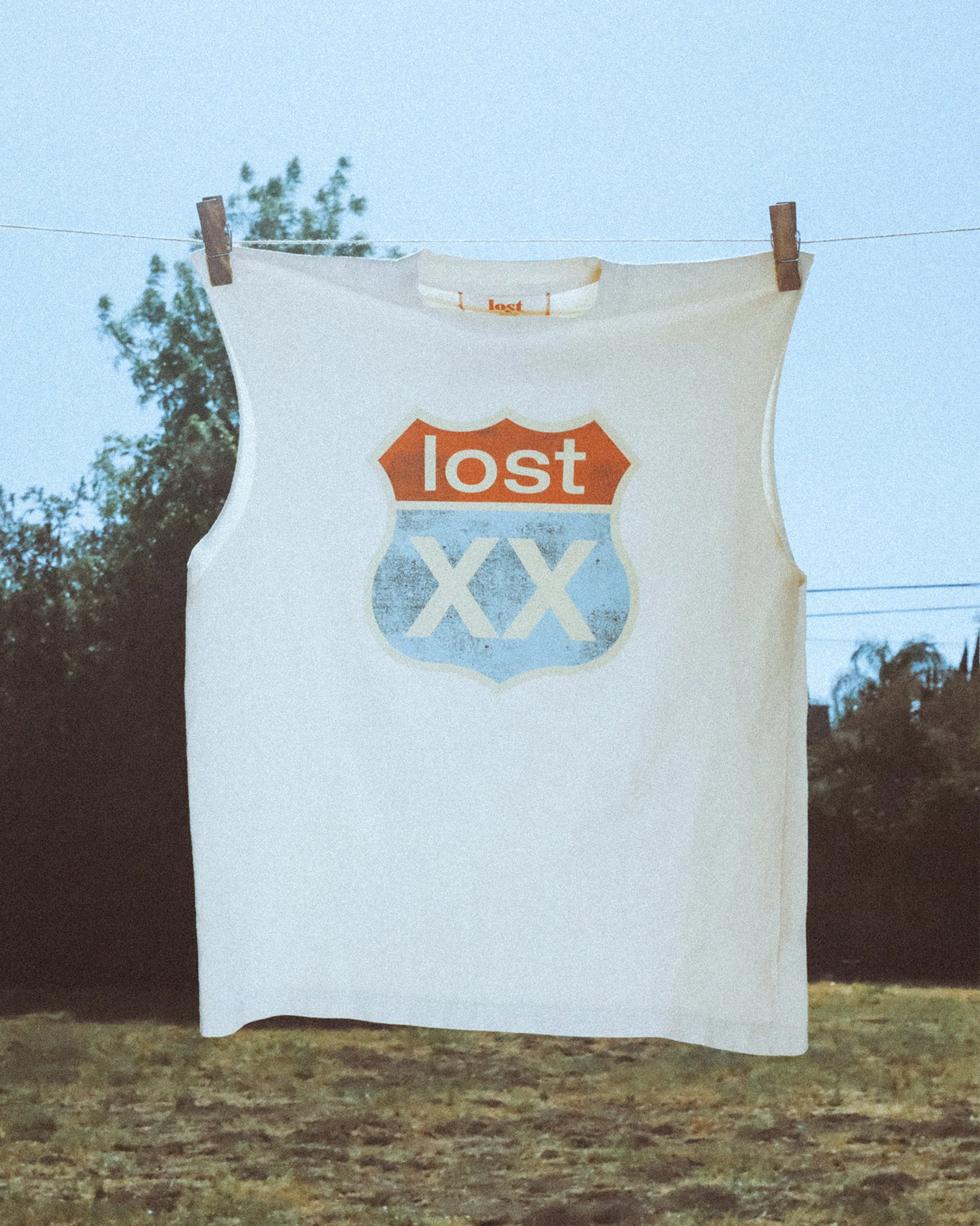lost xx cream cut off tank - Image 3