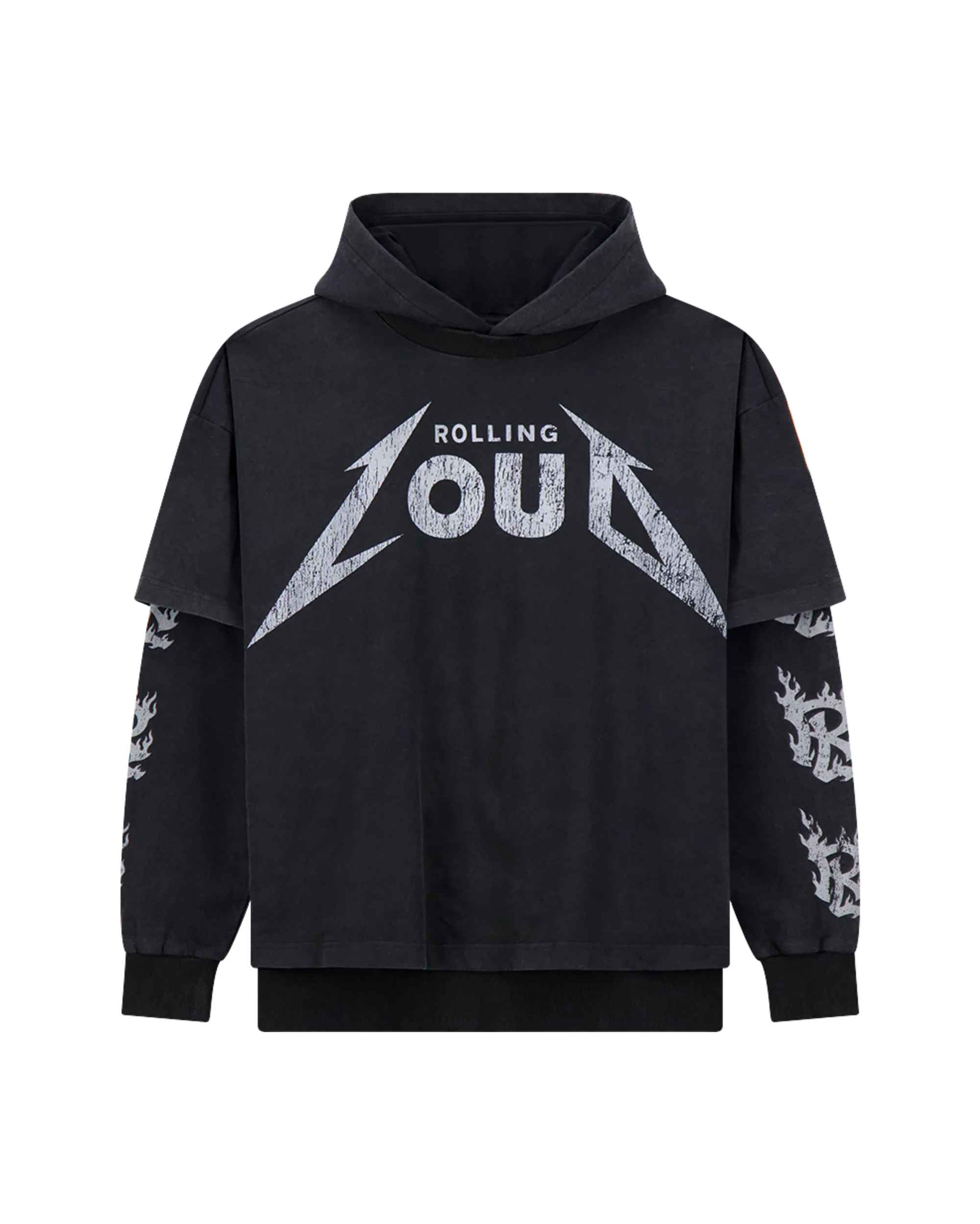 LOUD METAL LAYERED HOODIE