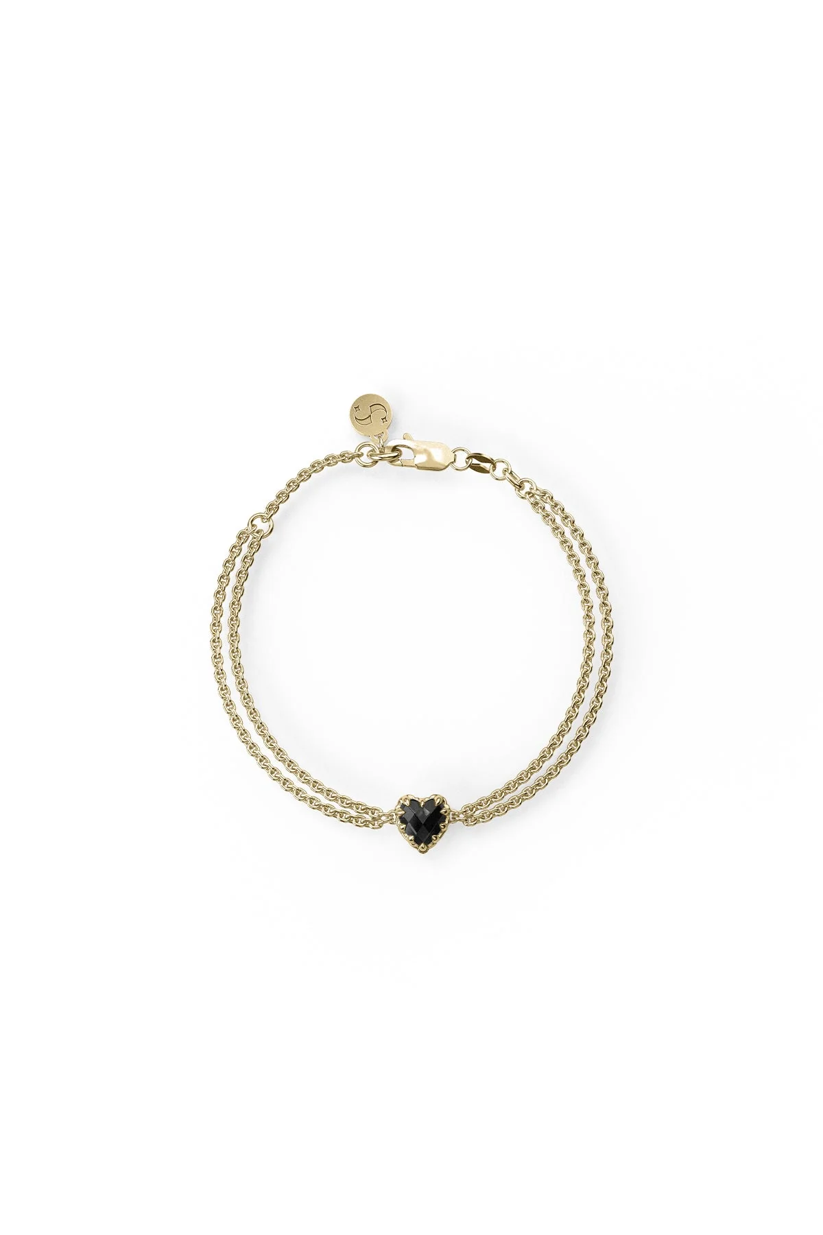 LOVE CLAW BRACELET ONYX - GOLD PLATED - Image 5