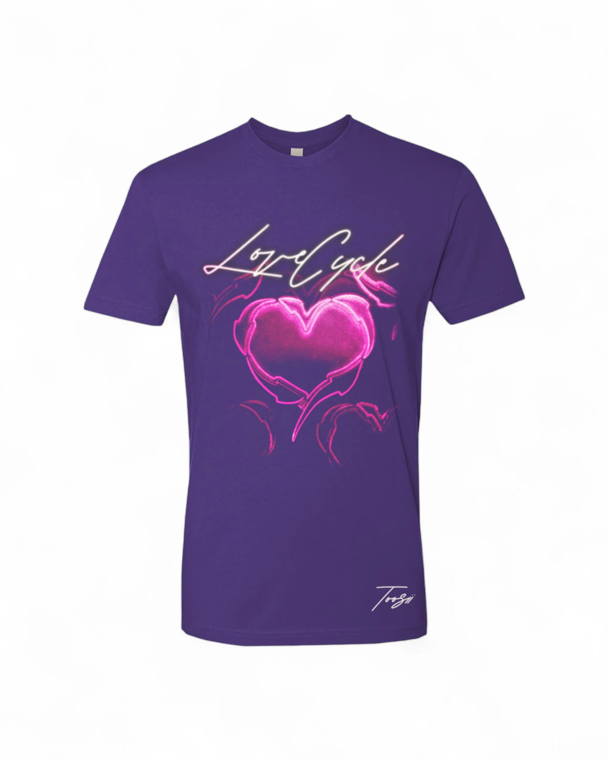 LOVE CYCLE PURPLE T-SHIRT