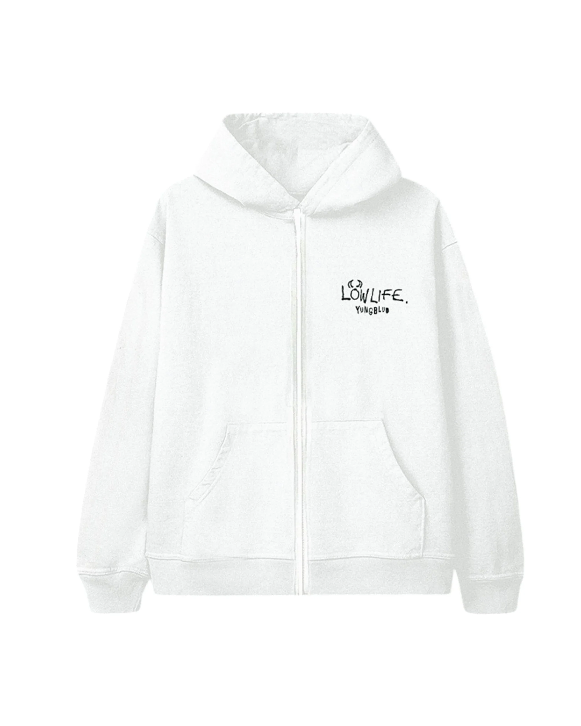 LOWLIFE ZIP UP HOODIE