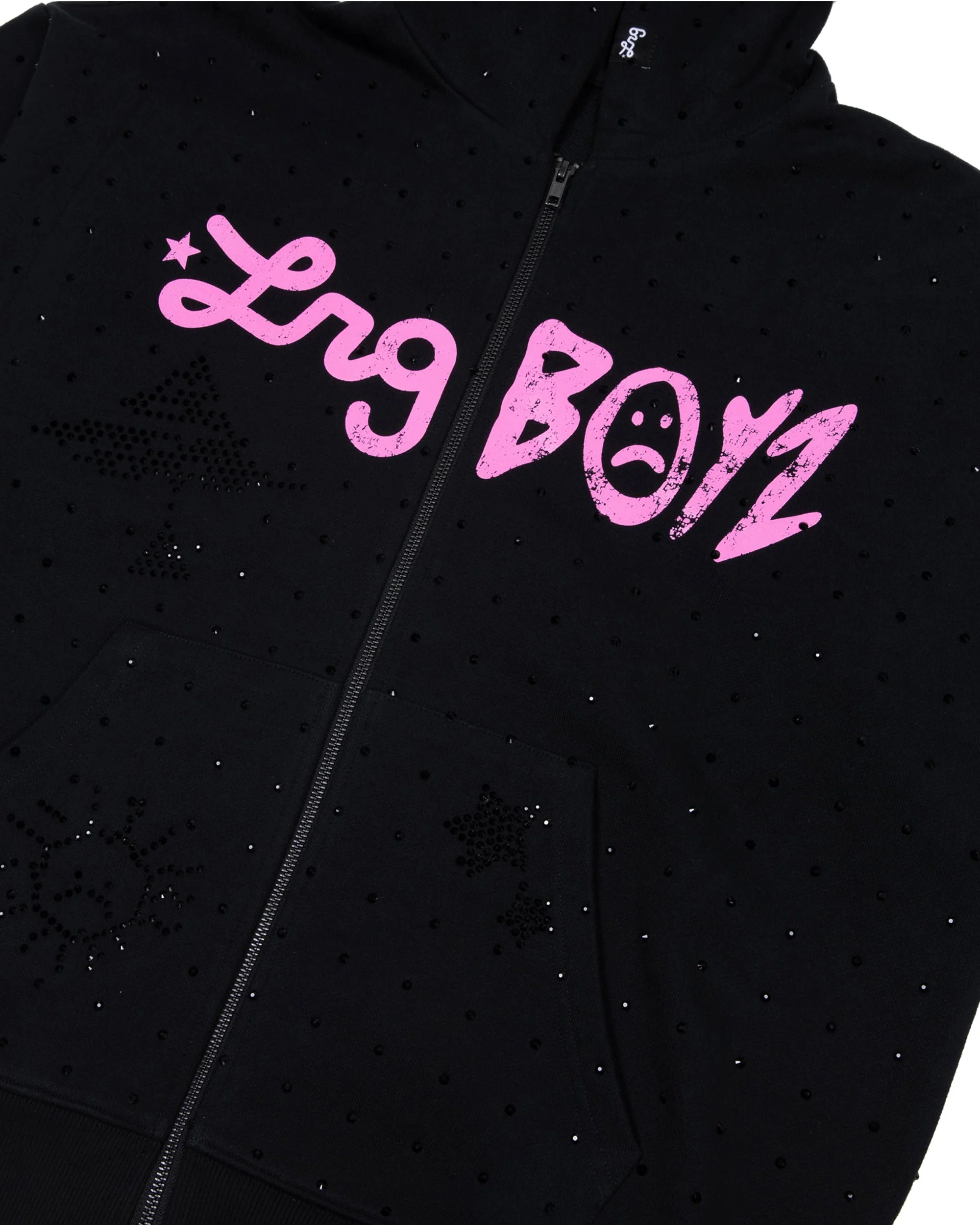 LRG x Sadboyz Rhinestone Zipup - Image 6