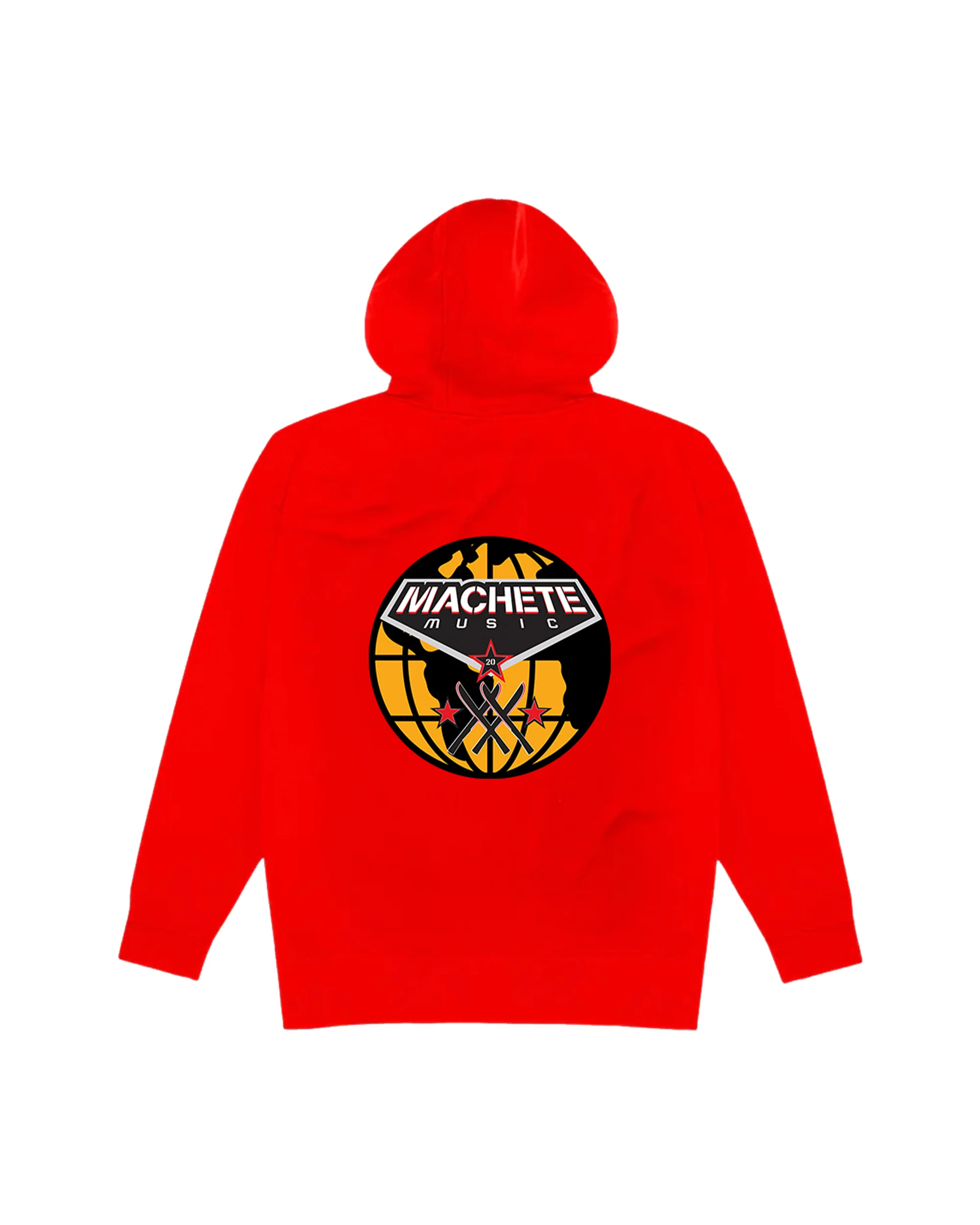 Machete Red Globe Zip-Up Hoodie - Image 2