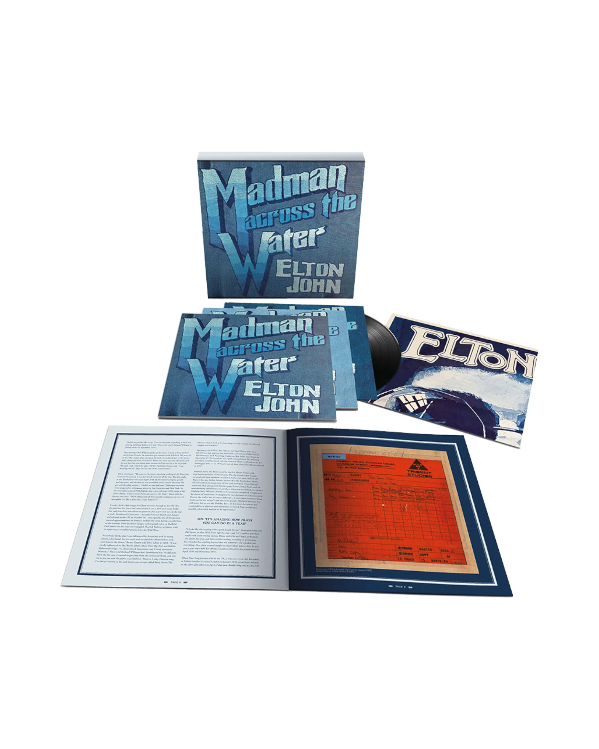 Madman Across The Water 50th Anniversary 4LP Box Set