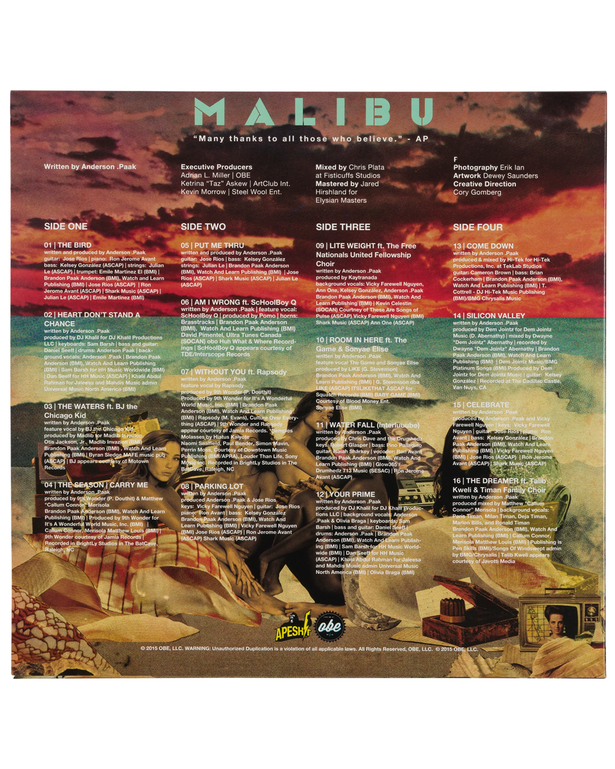 MALIBU PICTURE DISC 2LP VINYL (HOLLYWOOD BOWL EDITION) - Image 2