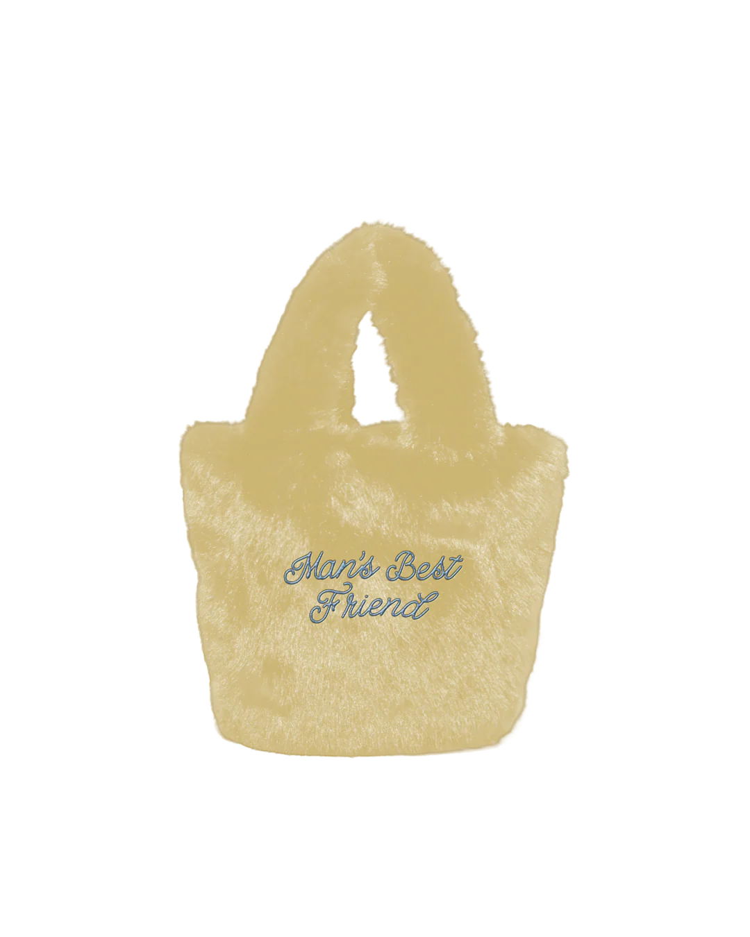 Man's Best Friend Fuzzy Tote Bag