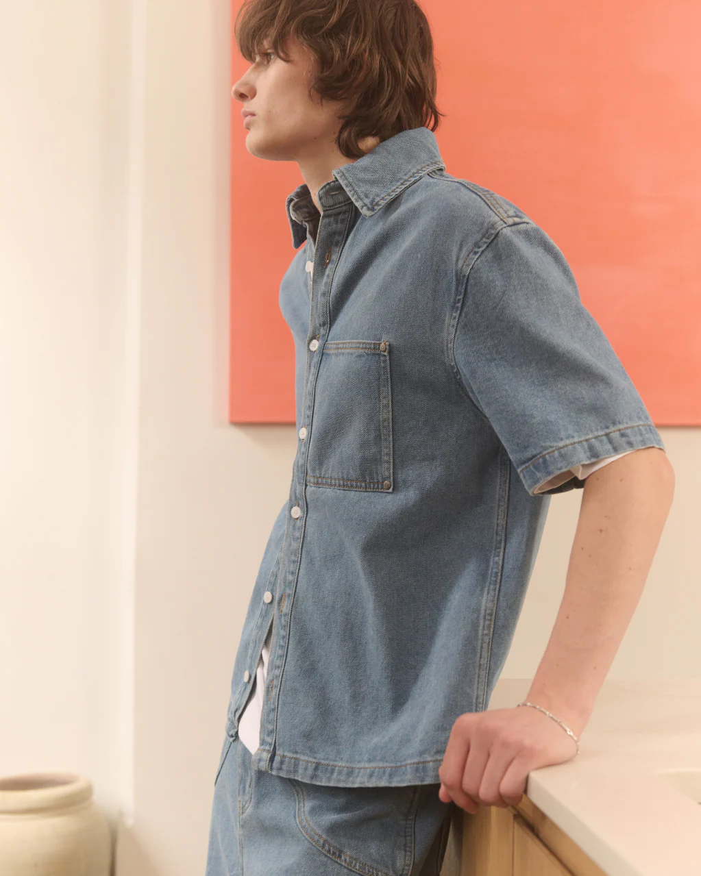Mariner Denim Short Sleeve Shirt - Image 4