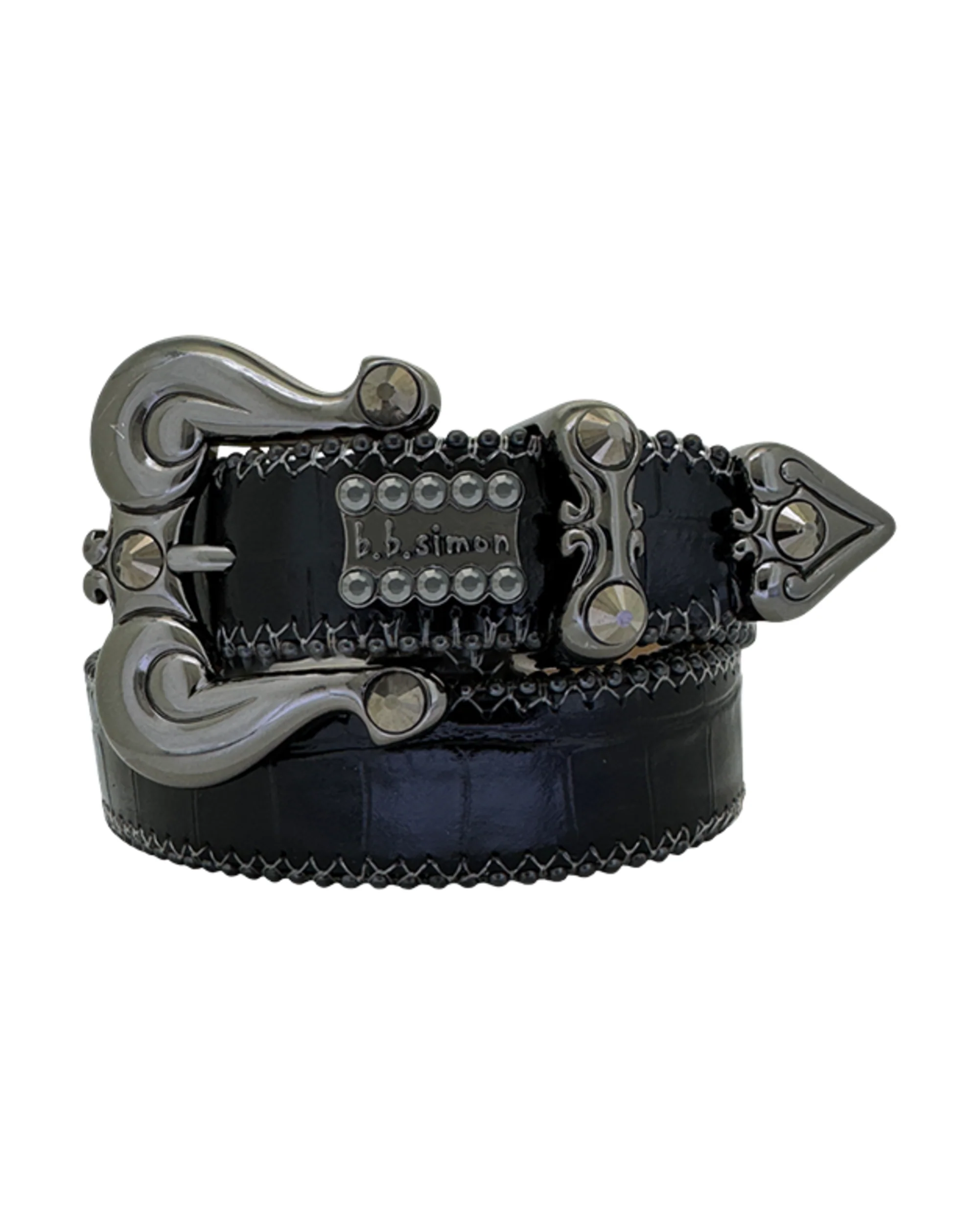 Mariposa / Shiny Black Embossed - JetHem