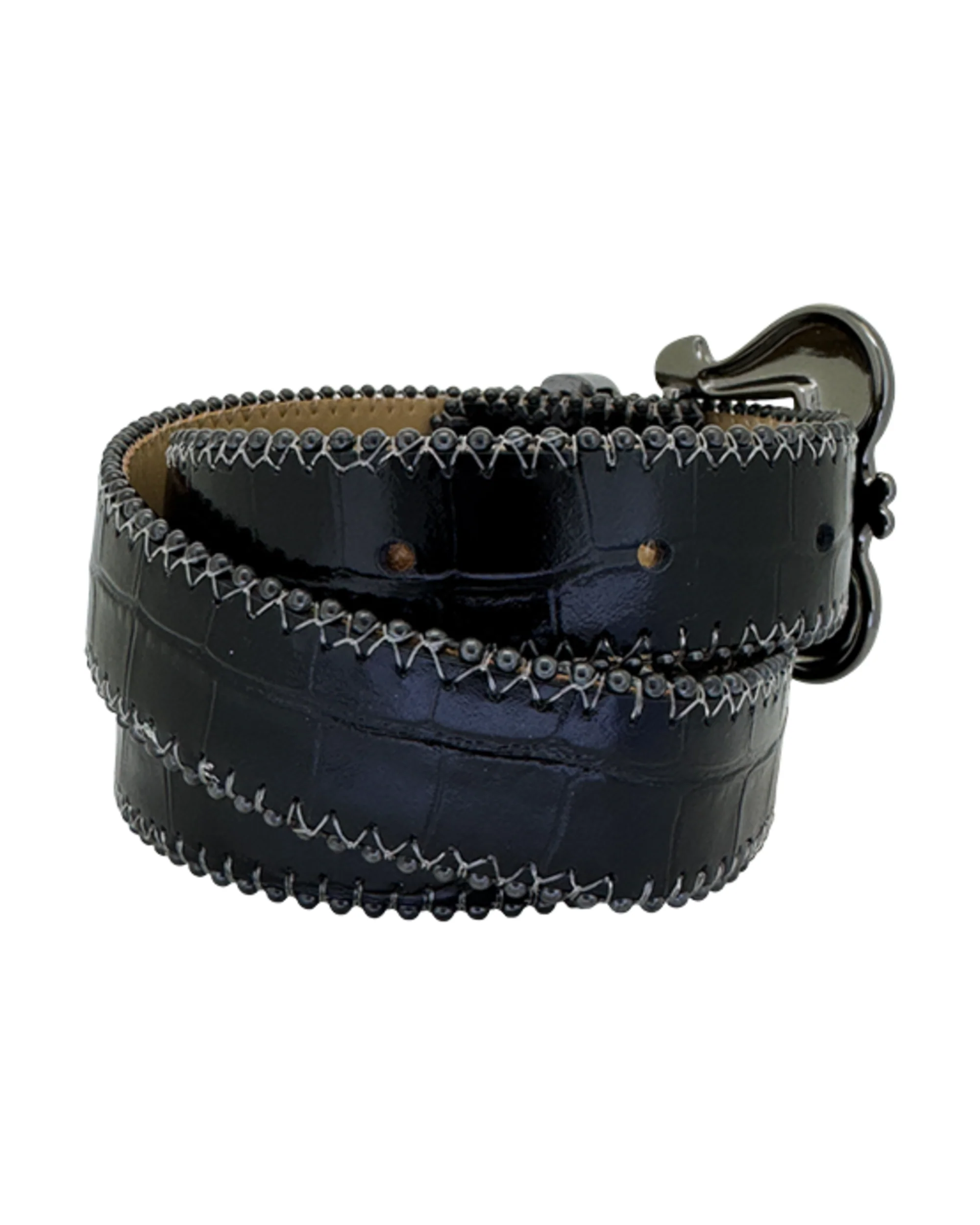 Mariposa / Shiny Black Embossed - JetHem - Image 2