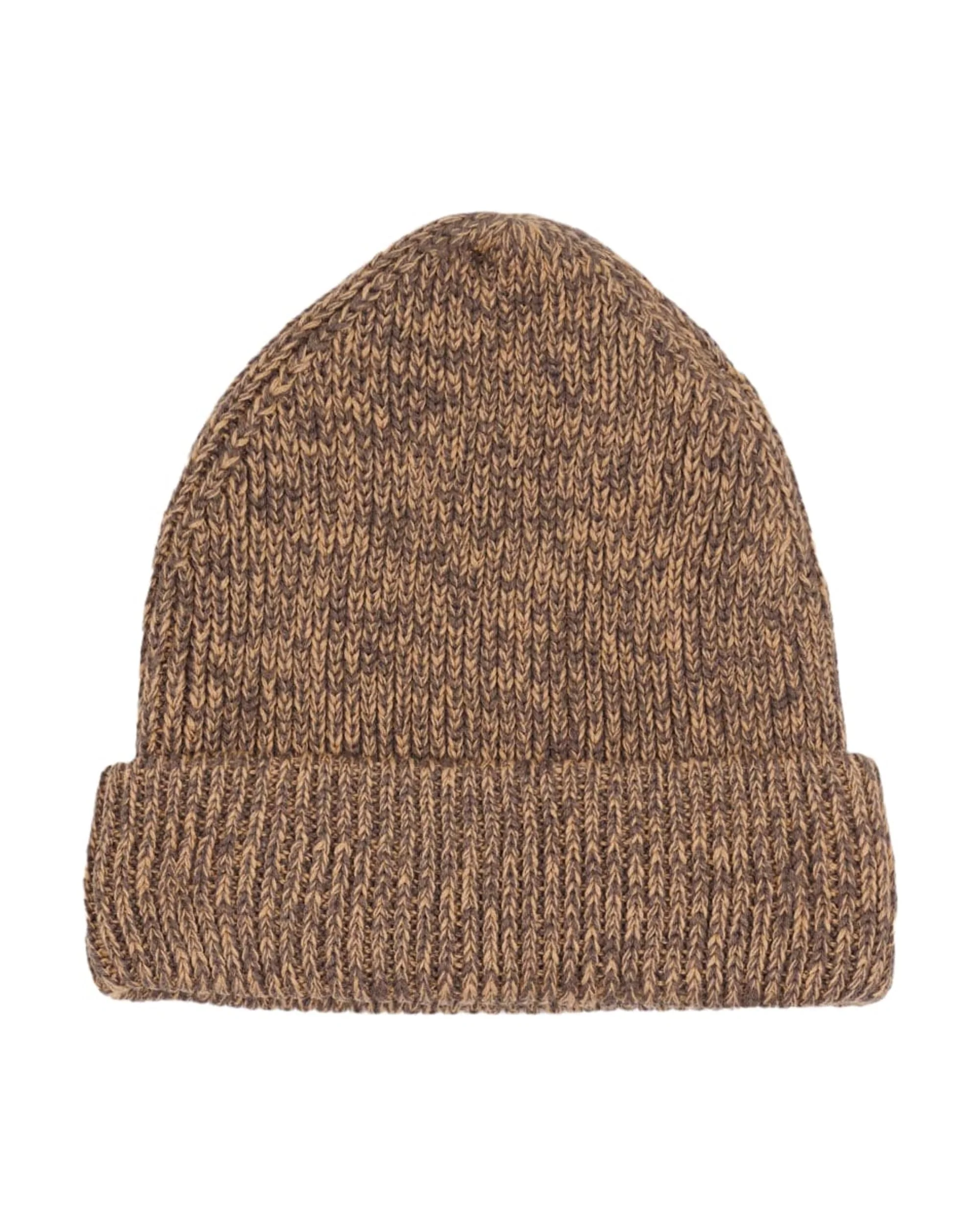 Marled Cotton Logohead Beanie - Brown - Image 3