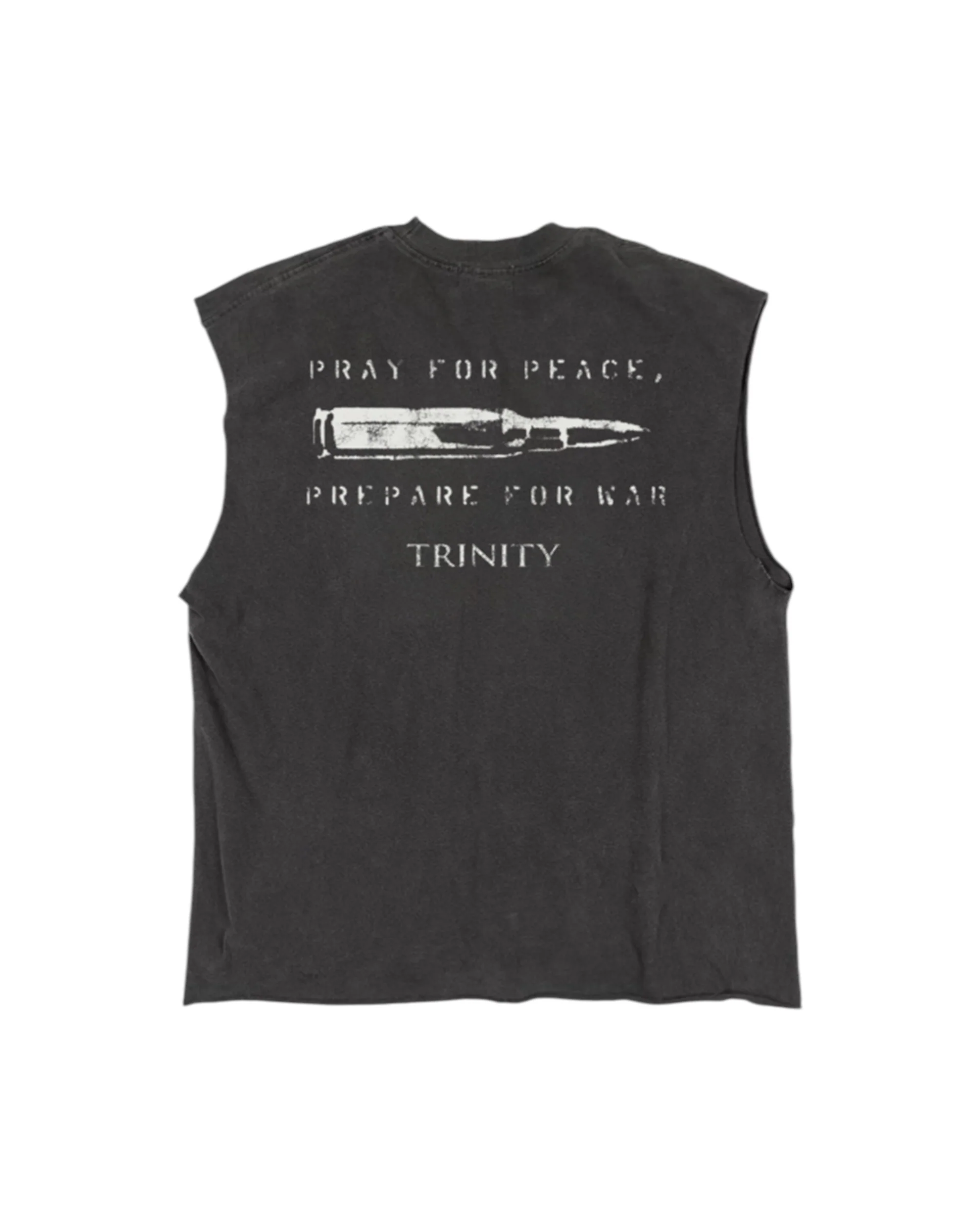 Mary Sleeveless Tee - Vintage Black - Image 3