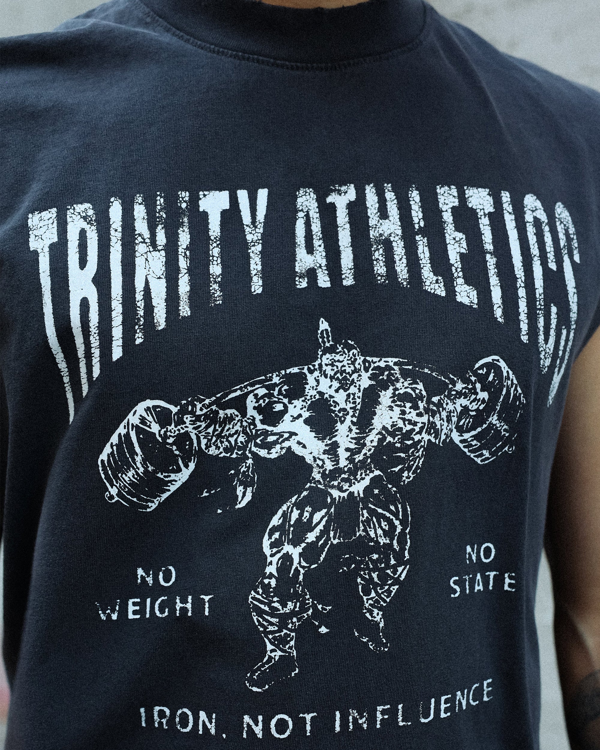 Mary Sleeveless Tee - Vintage Black - Image 5