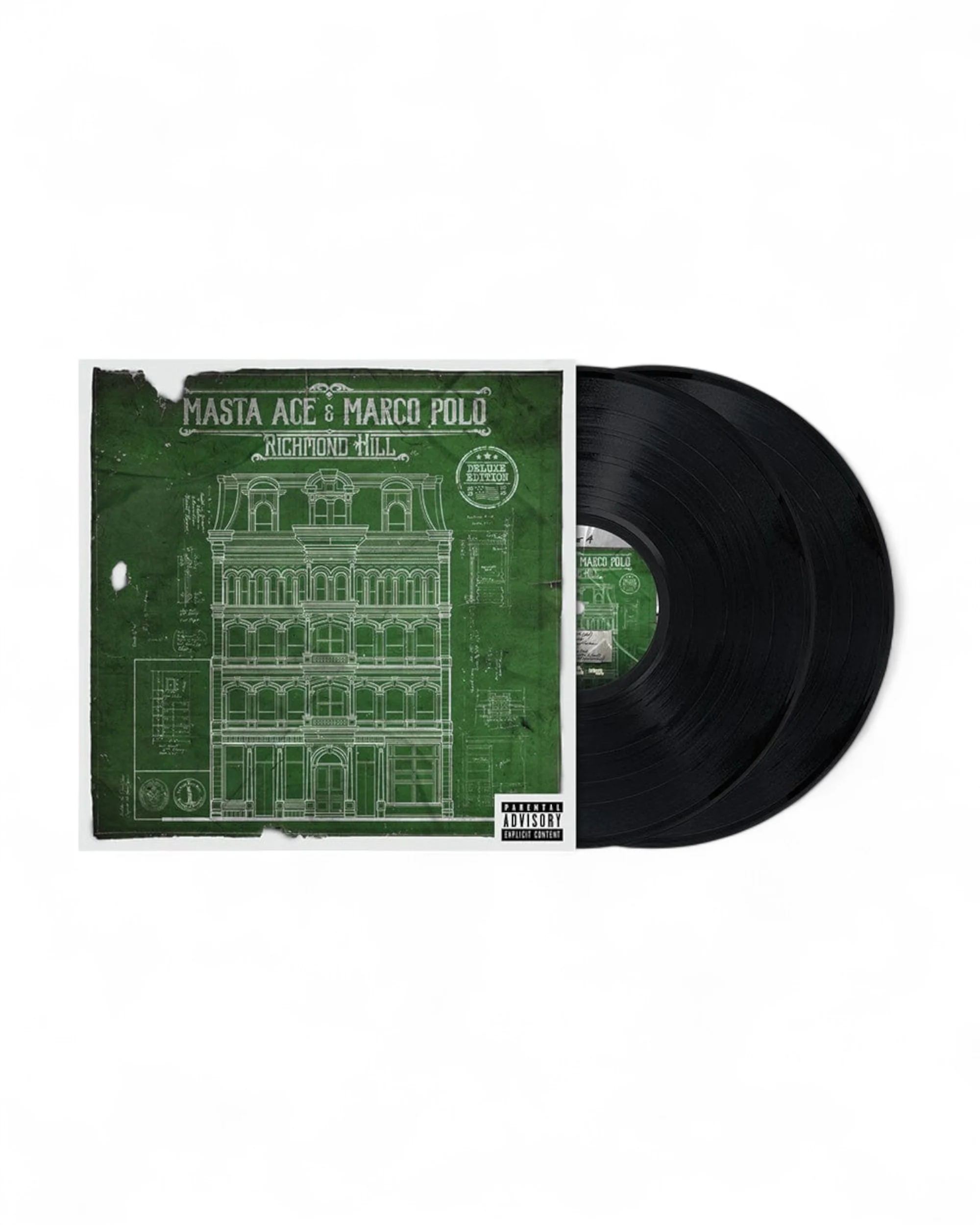 Masta Ace & Marco Polo - Richmond Hill (Deluxe Edition) (2xLP - Green Marble Vinyl - Fat Beats Exclusive)