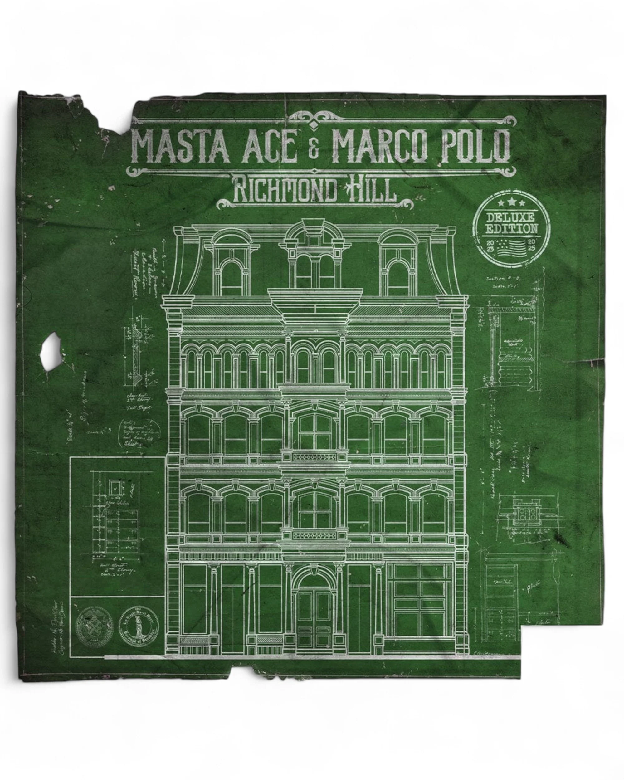 Masta Ace & Marco Polo - Richmond Hill (Deluxe Edition) (2xLP - Green Marble Vinyl - Fat Beats Exclusive) - Image 4