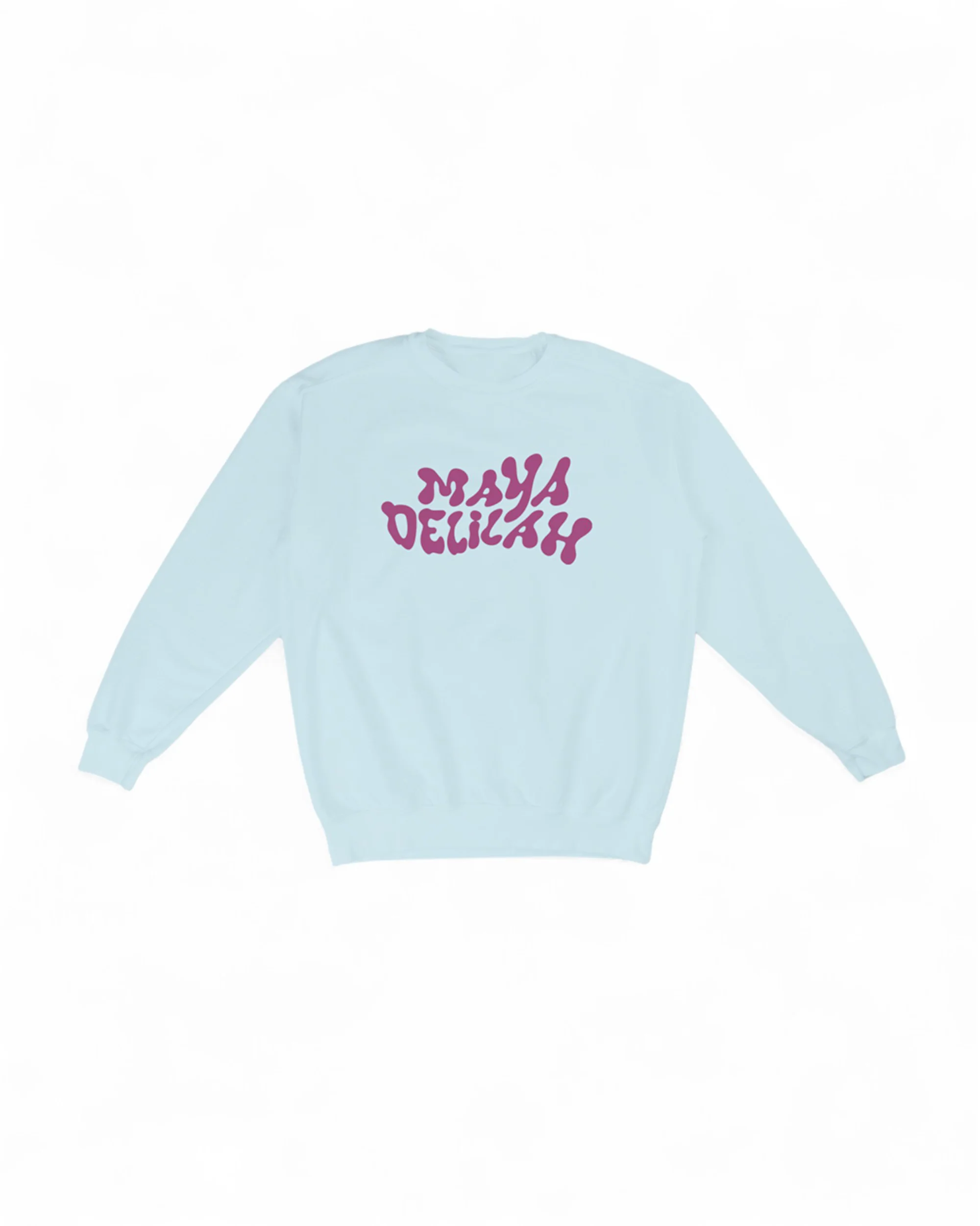 Maya Delilah - Logo Crewneck - Chambray
