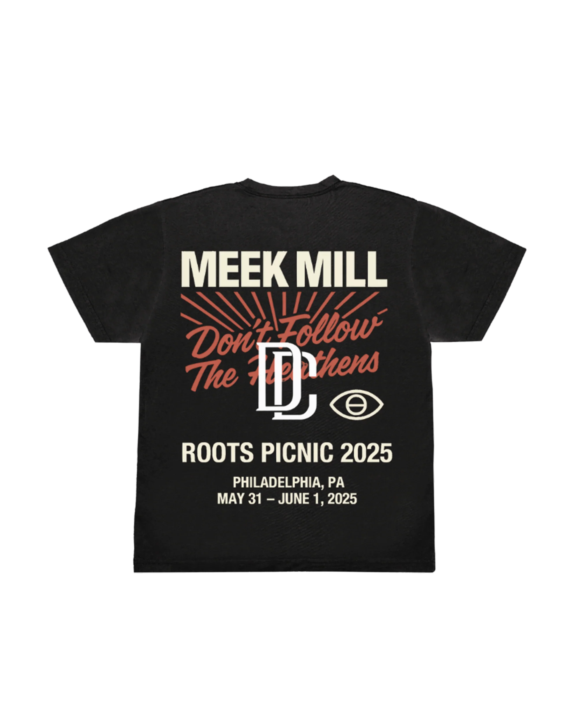 Meek Mill Roots Picnic Shirt (BLACK) - Image 2
