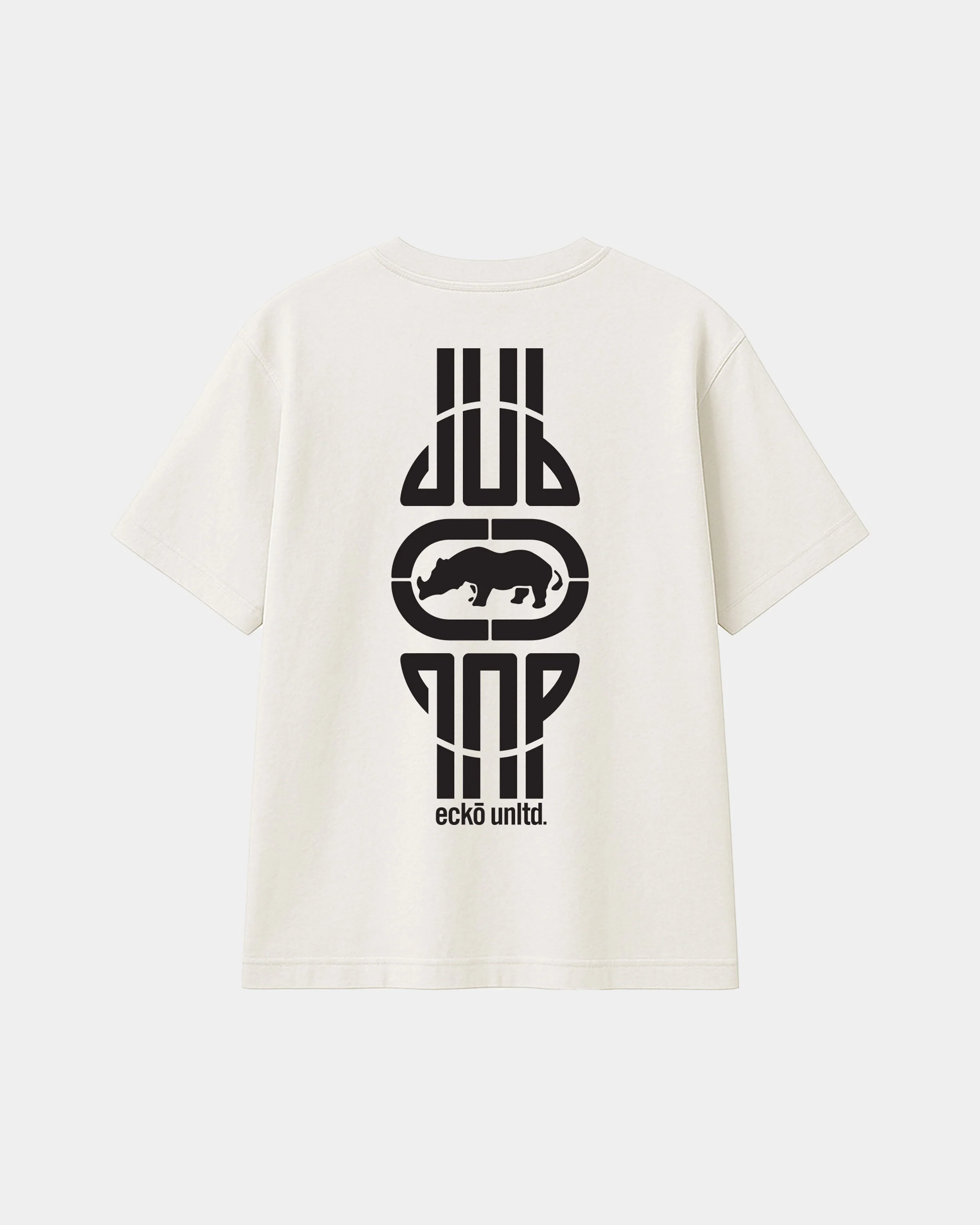 MEN THREE POINT HAND TEE-100 white - Image 6