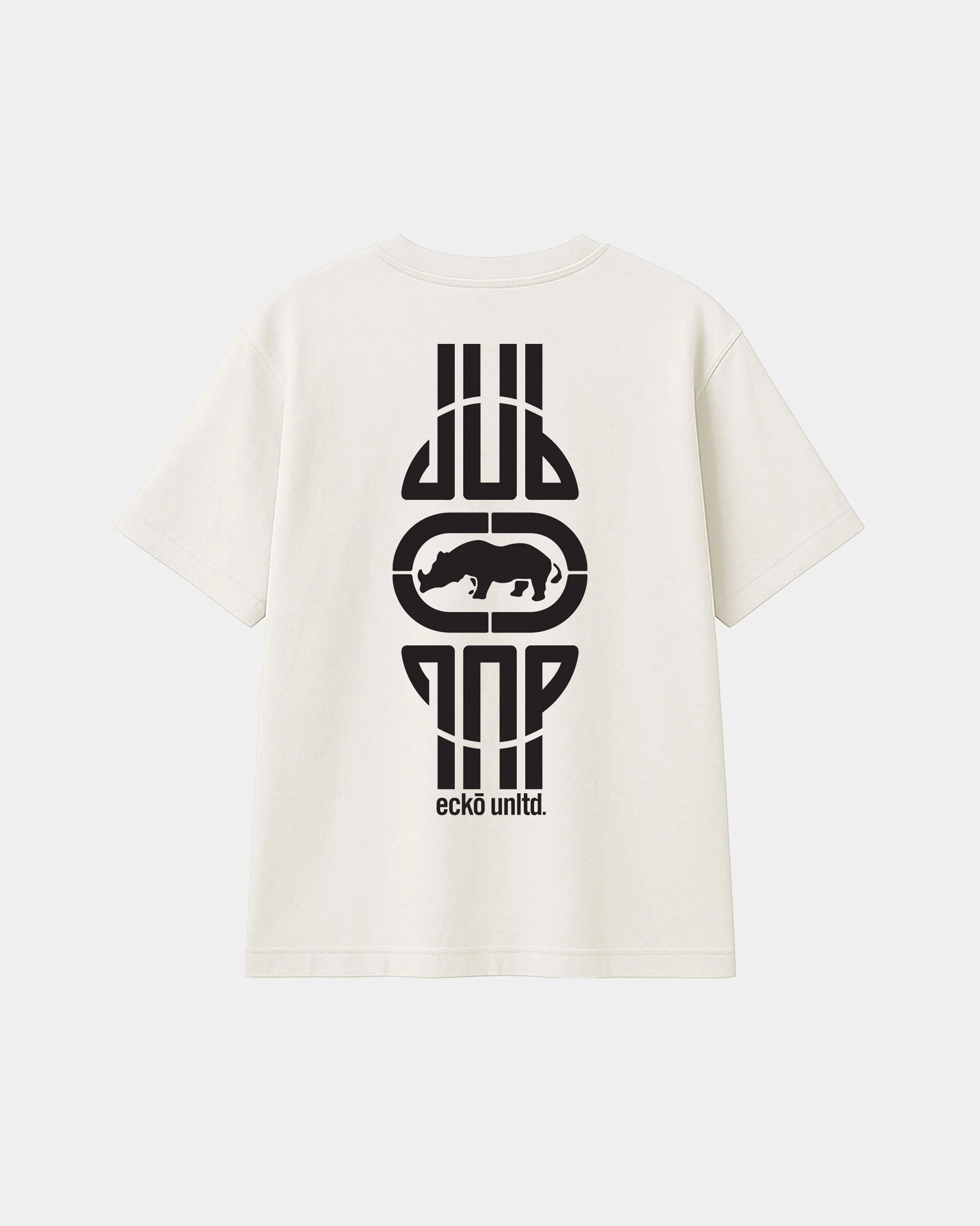 MEN THREE POINT HAND TEE-100 white - Image 4