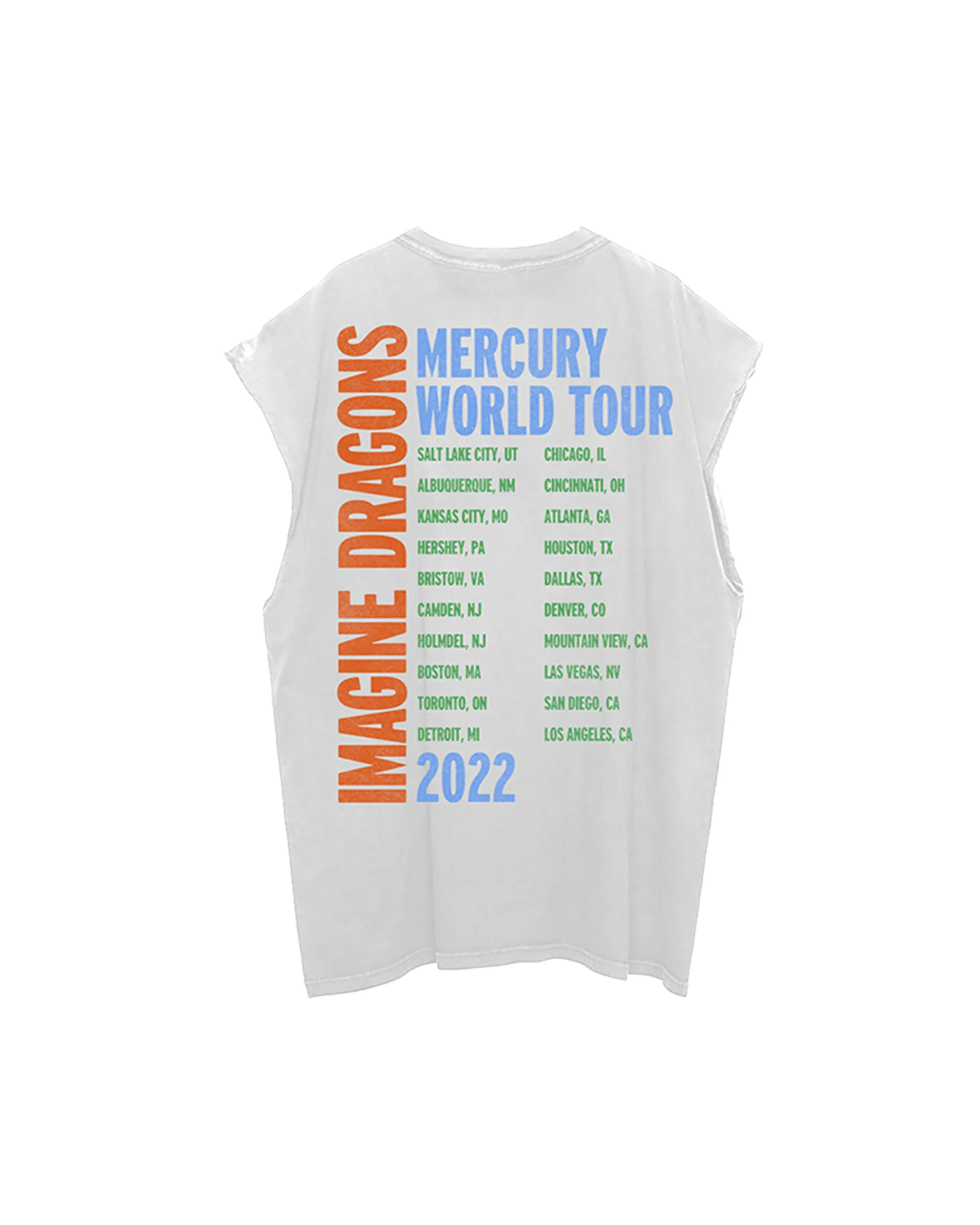 MERCURY TOUR CARTOON MUSCLE T-SHIRT - Image 2